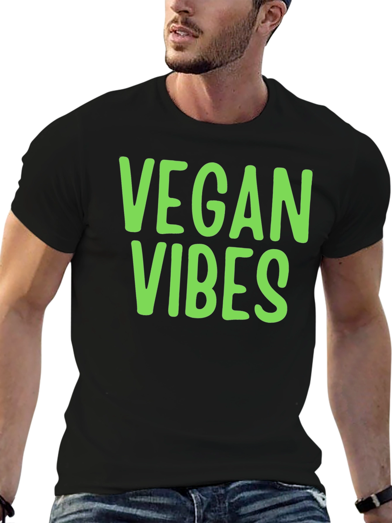 Camiseta Negra Vegan Vibes