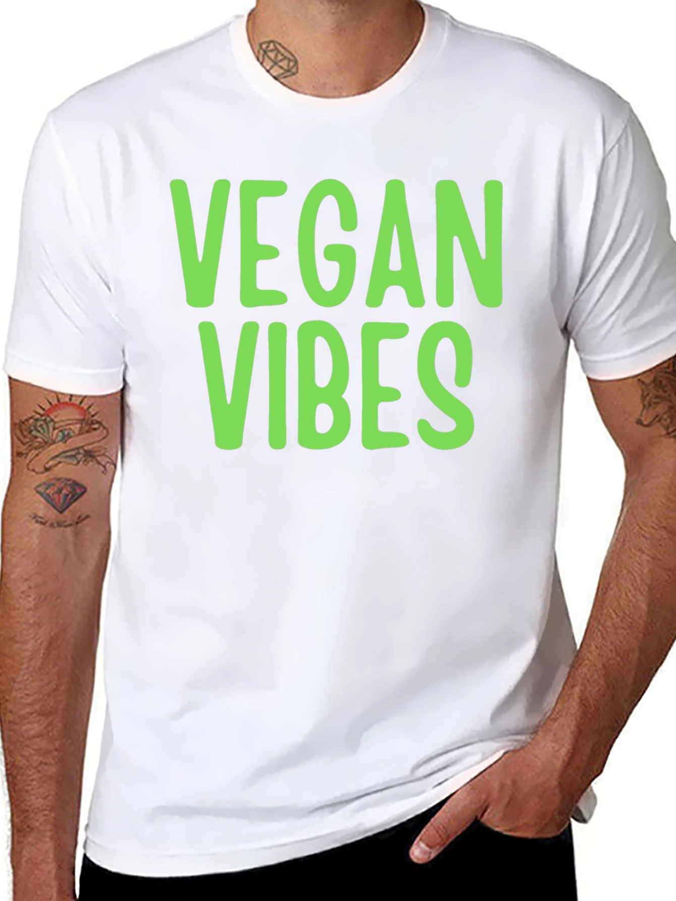 Camiseta Negra Vegan Vibes