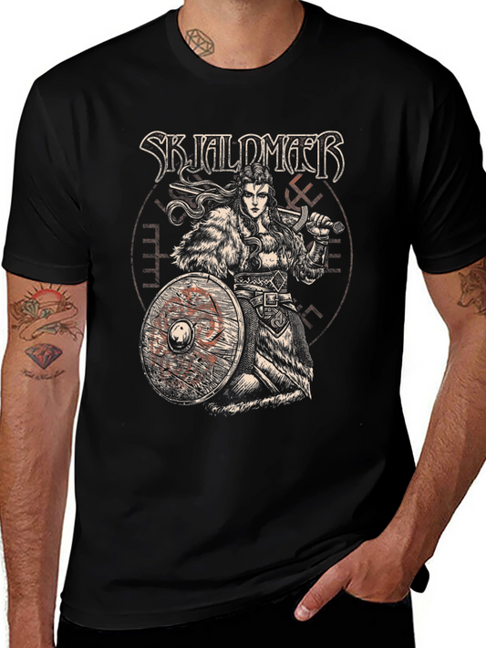 Camiseta Vikinga Skjalmær para Hombre