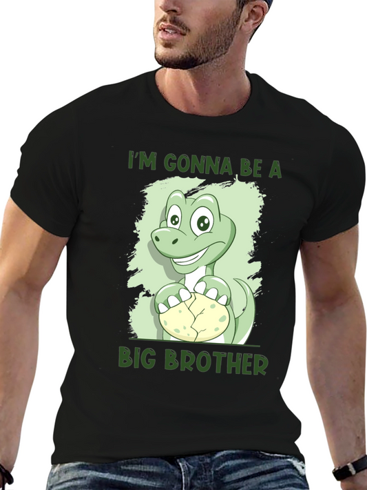 Camiseta Voy a ser un hermano mayor - Dinosaurio