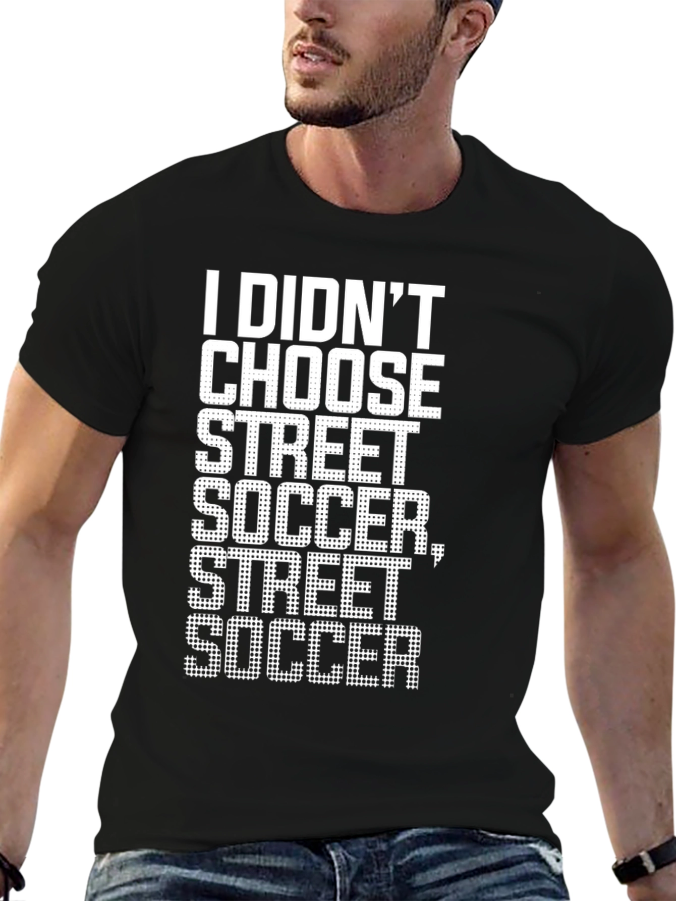 Camiseta Negra: Yo No Elegí Street Soccer