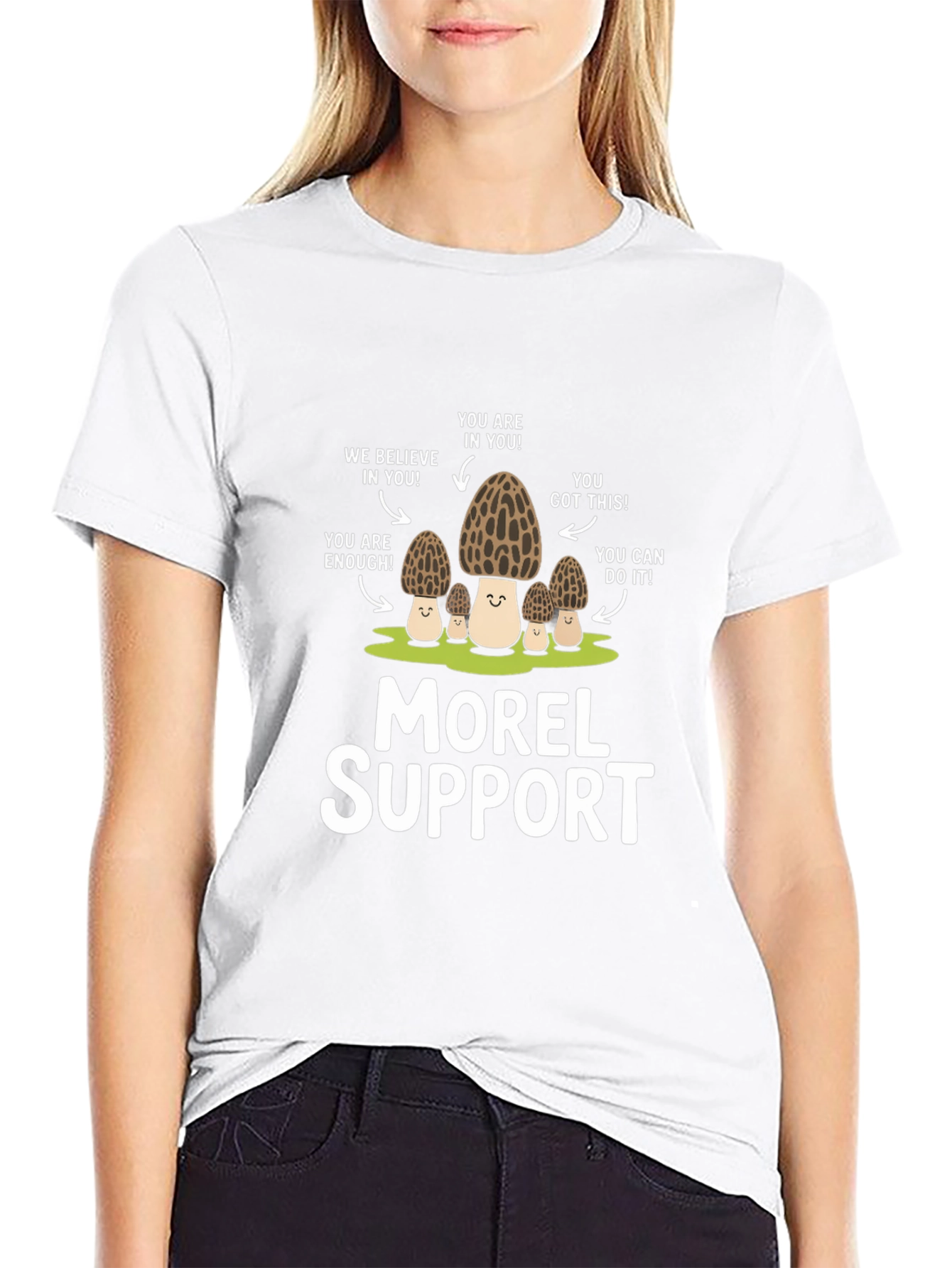 Camiseta Morel Support - Motivación con setas