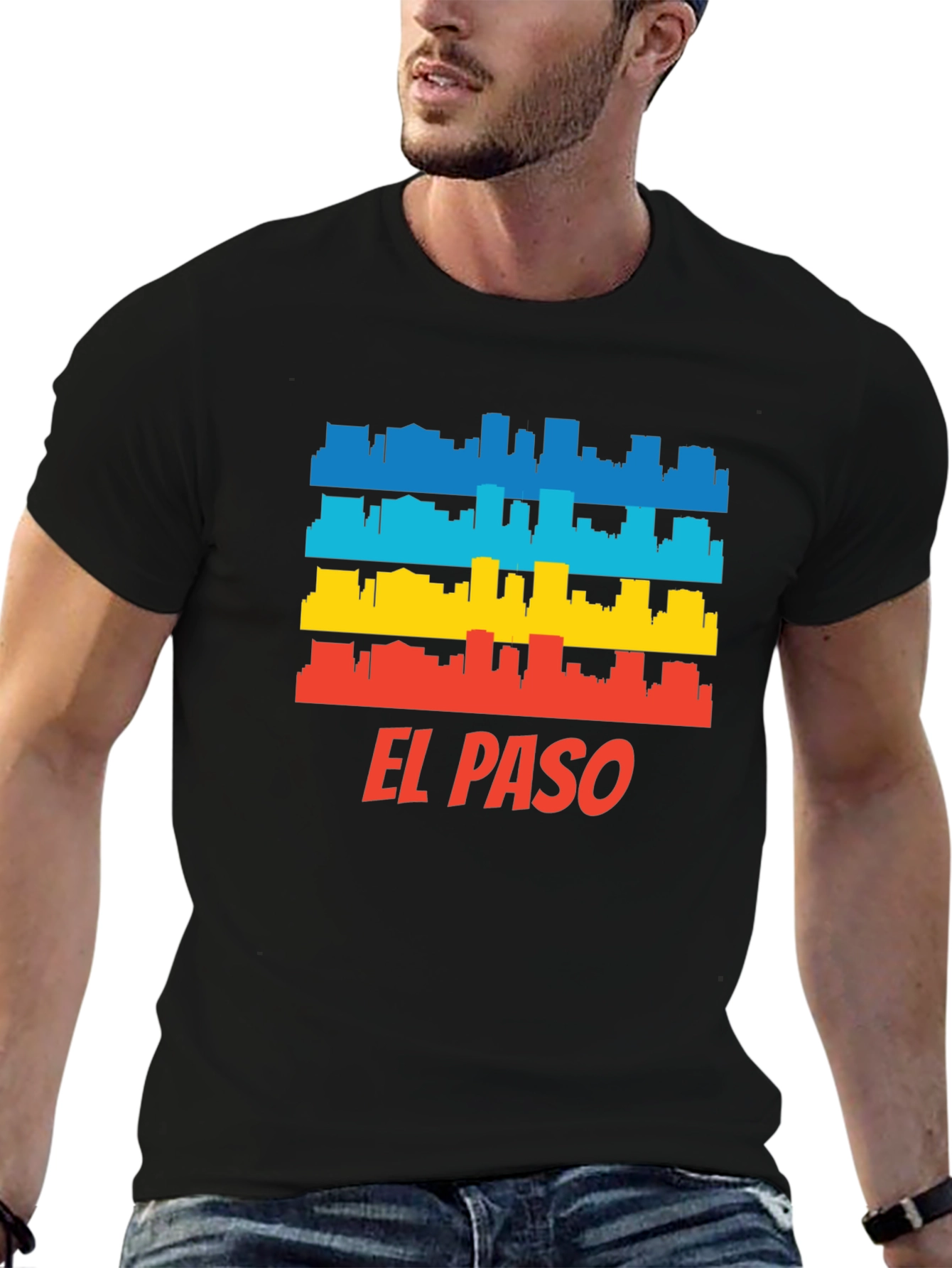Camiseta Hombre El Paso Skyline