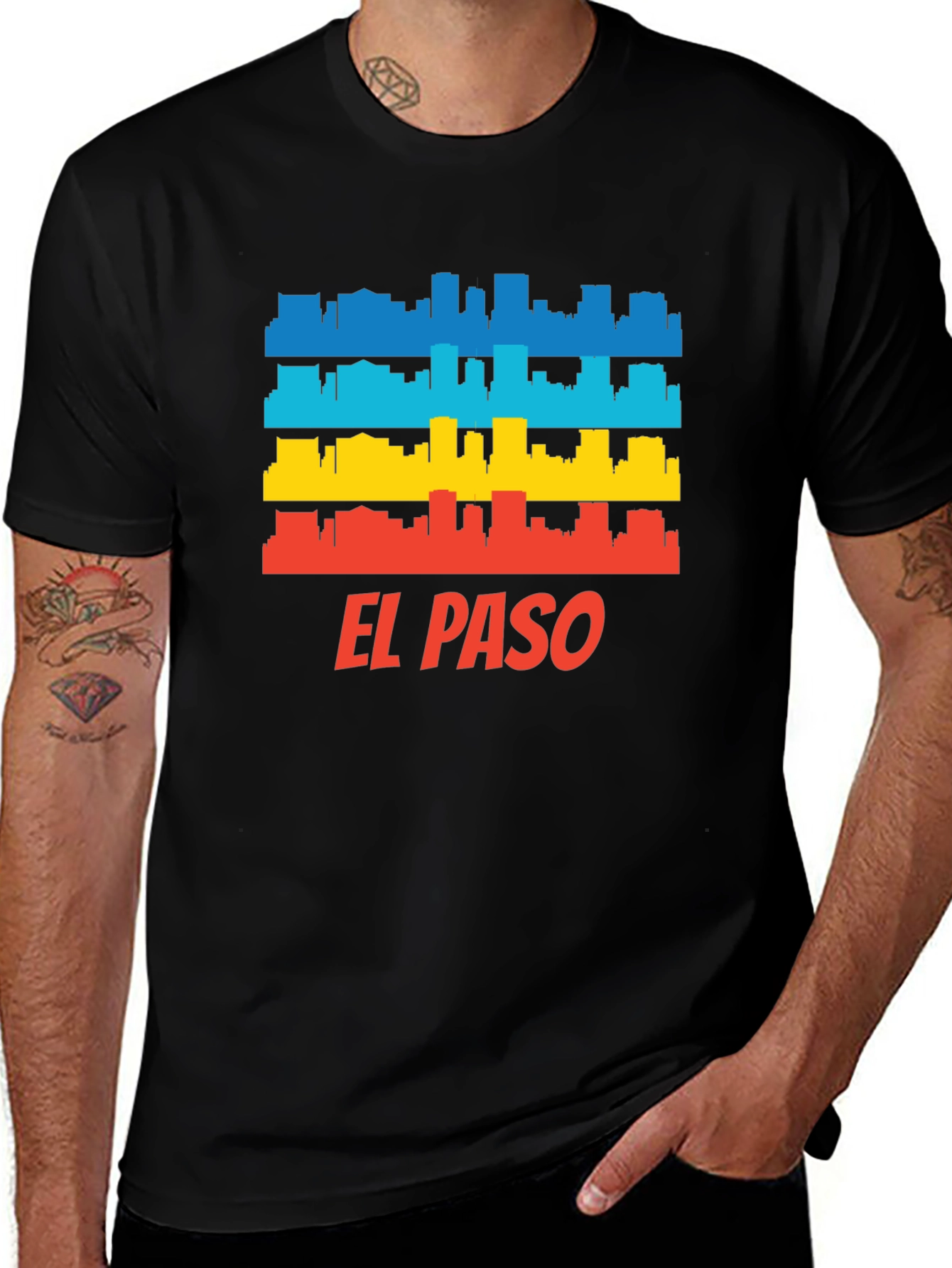 Camiseta Hombre El Paso Skyline