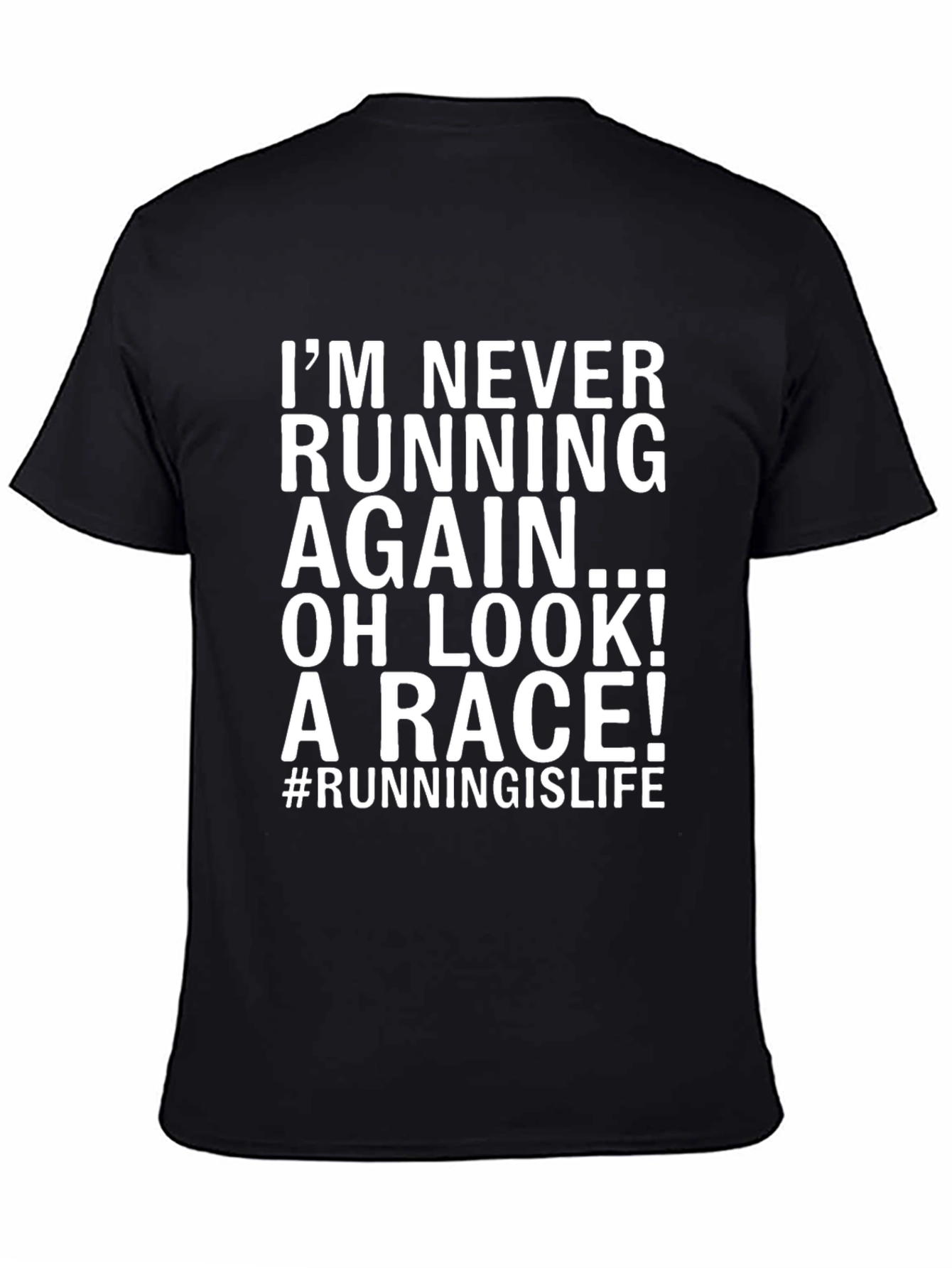 Camiseta Divertida Running is Life