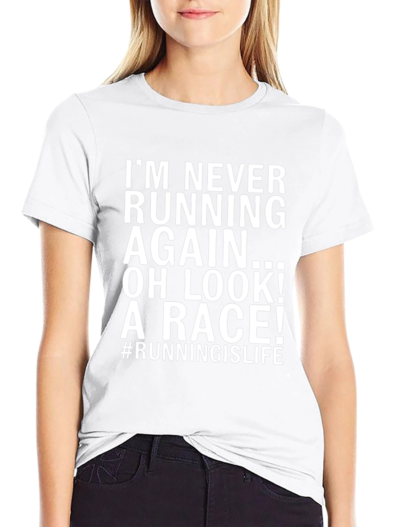 Camiseta Divertida Running is Life