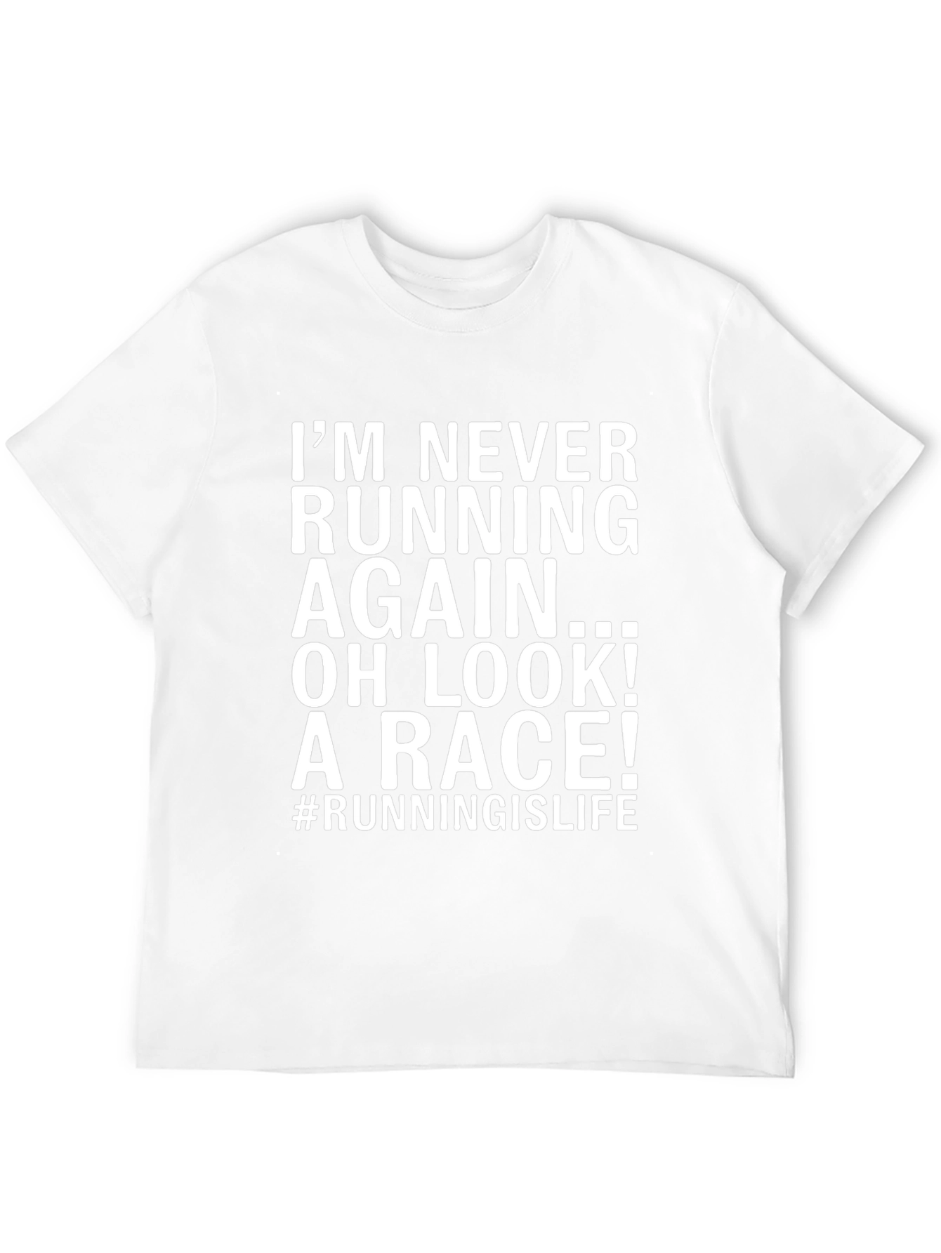 Camiseta Divertida Running is Life