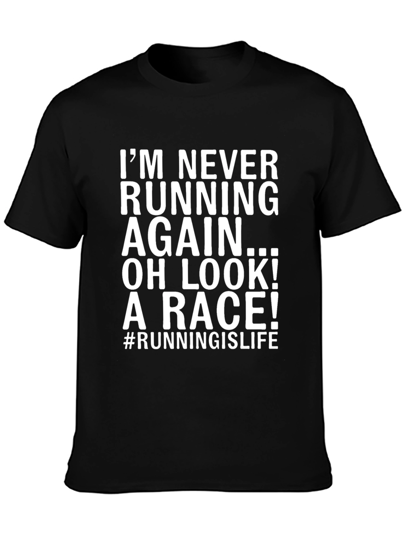 Camiseta Divertida Running is Life