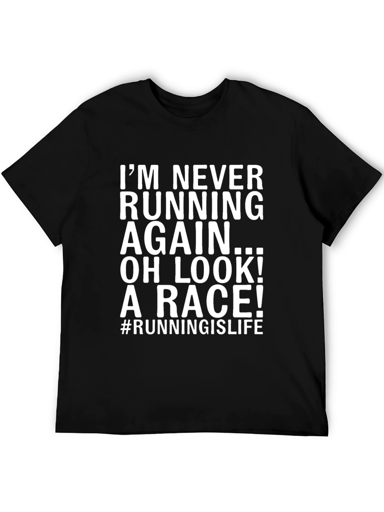 Camiseta Divertida Running is Life