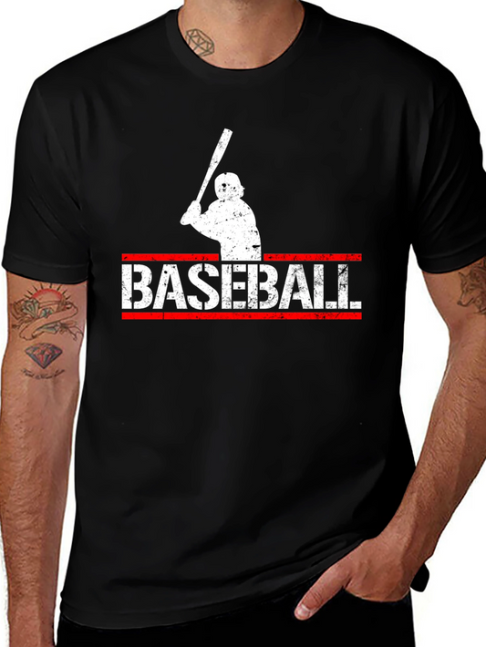 Camiseta Negra Baseball Vintage