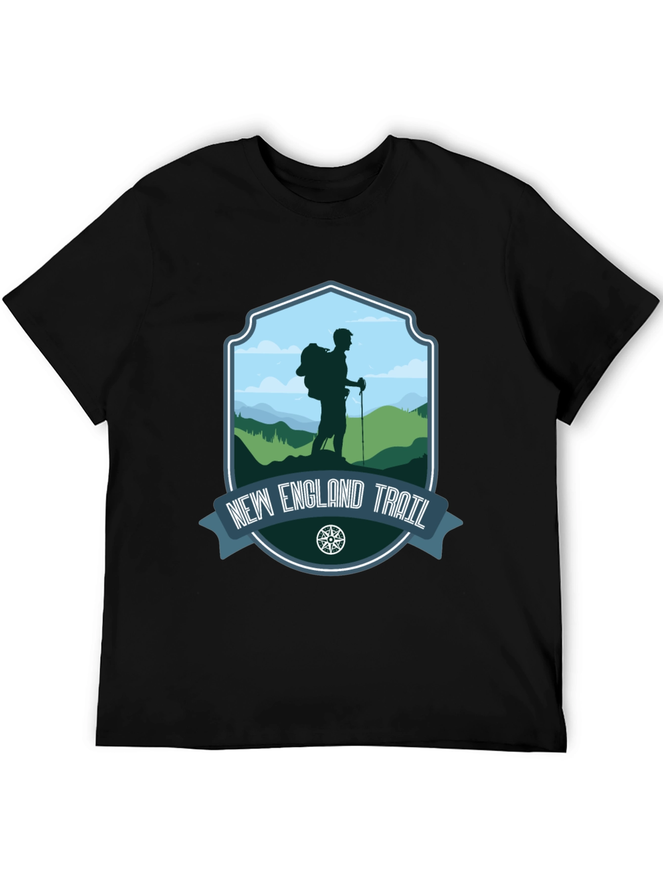 Camiseta New England Trail para Aventura al Aire Libre