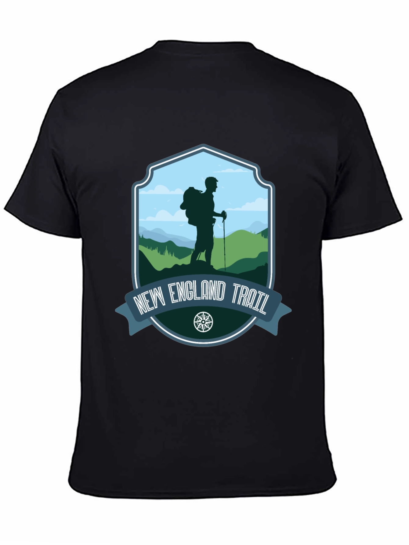Camiseta New England Trail para Aventura al Aire Libre