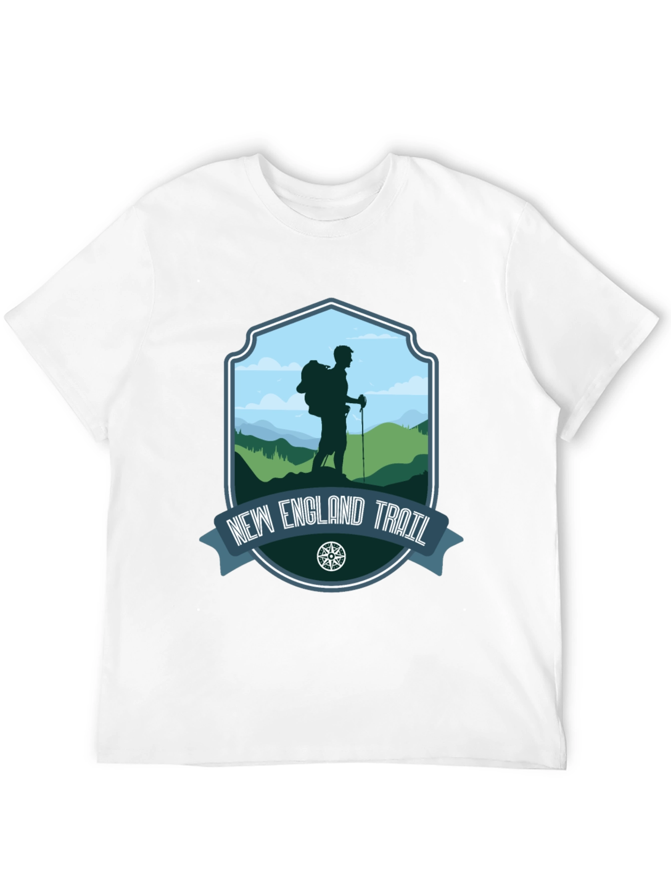 Camiseta New England Trail para Aventura al Aire Libre