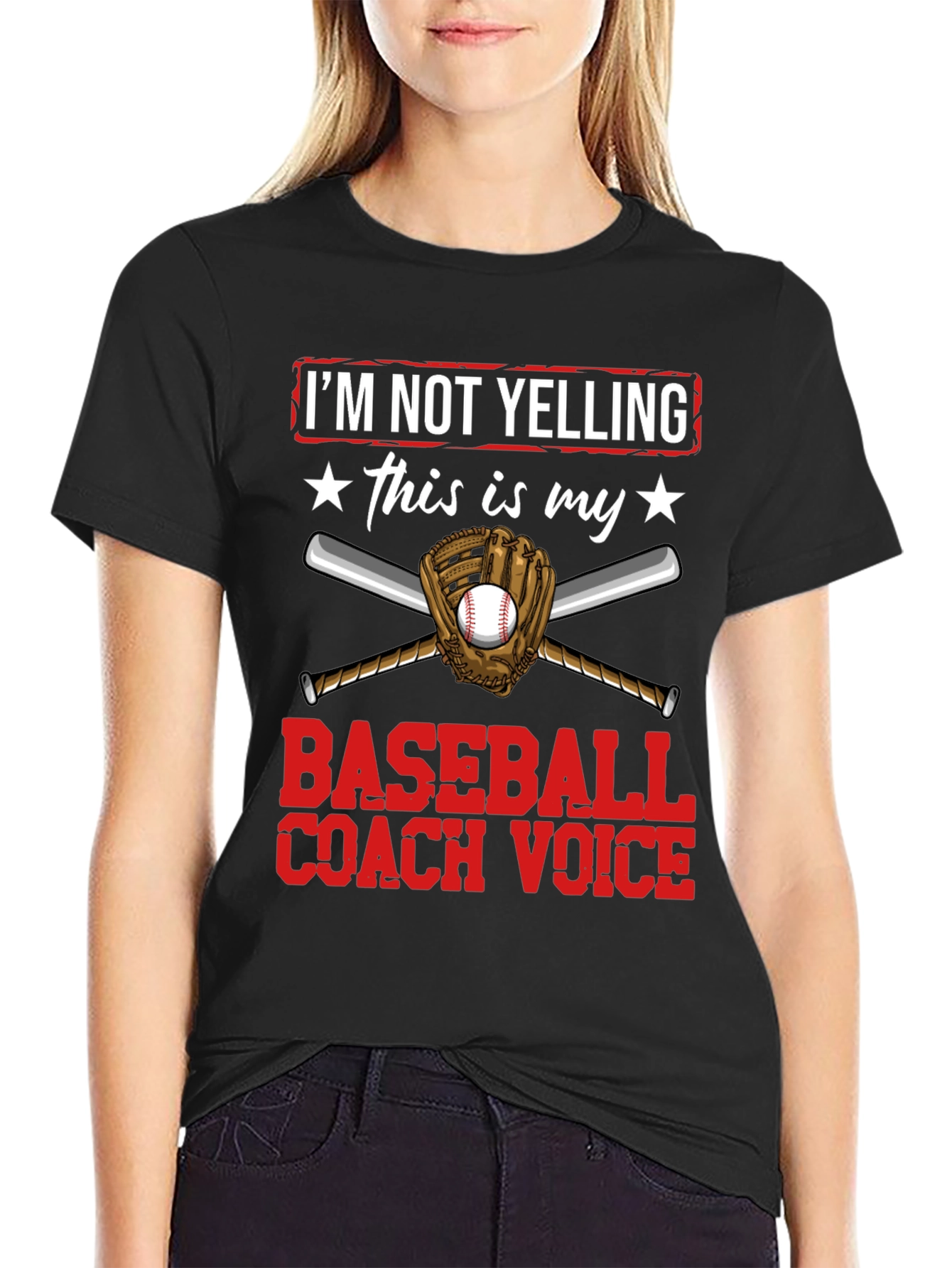 Camiseta Voz de Entrenador de Béisbol