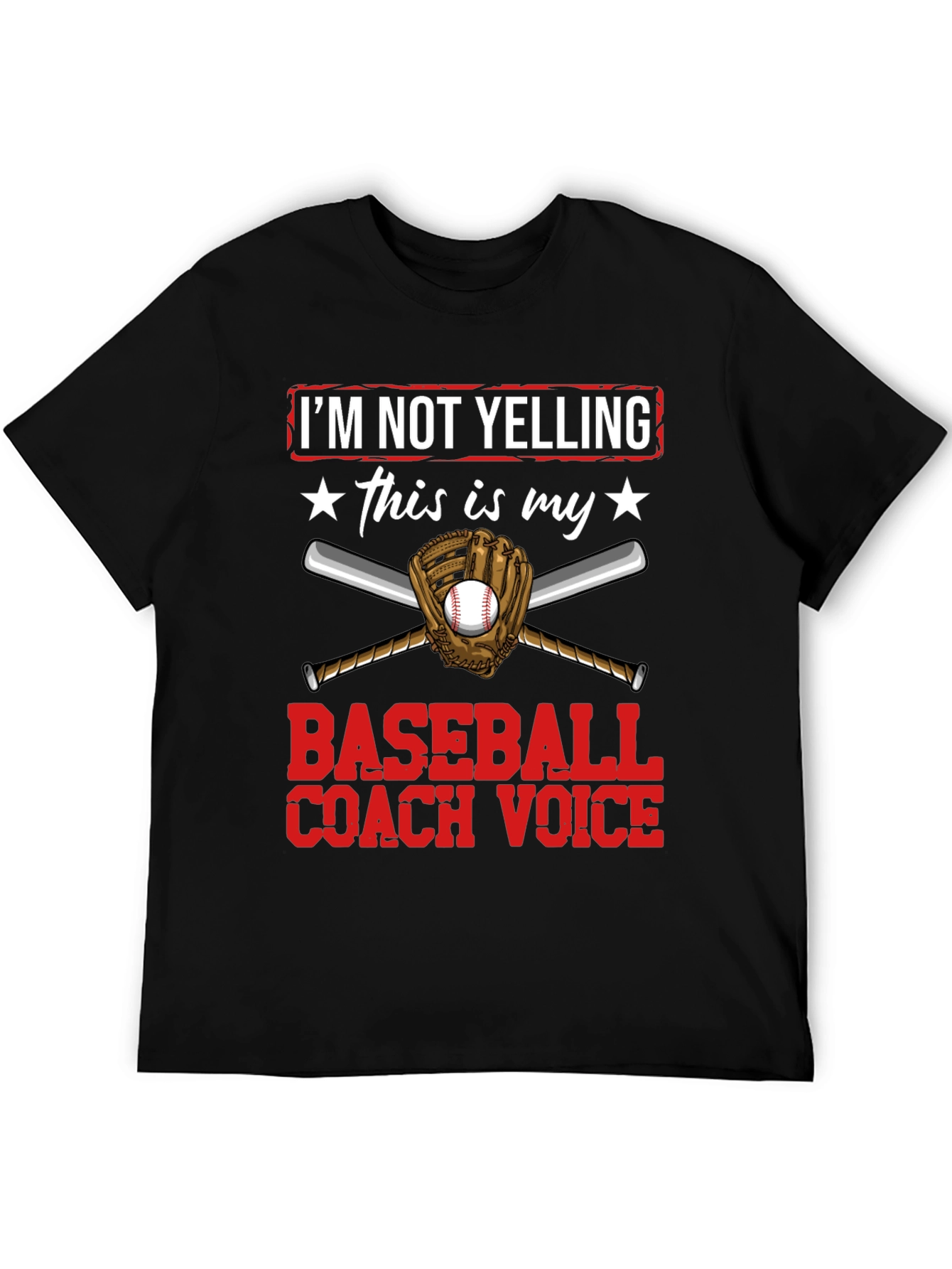 Camiseta Voz de Entrenador de Béisbol