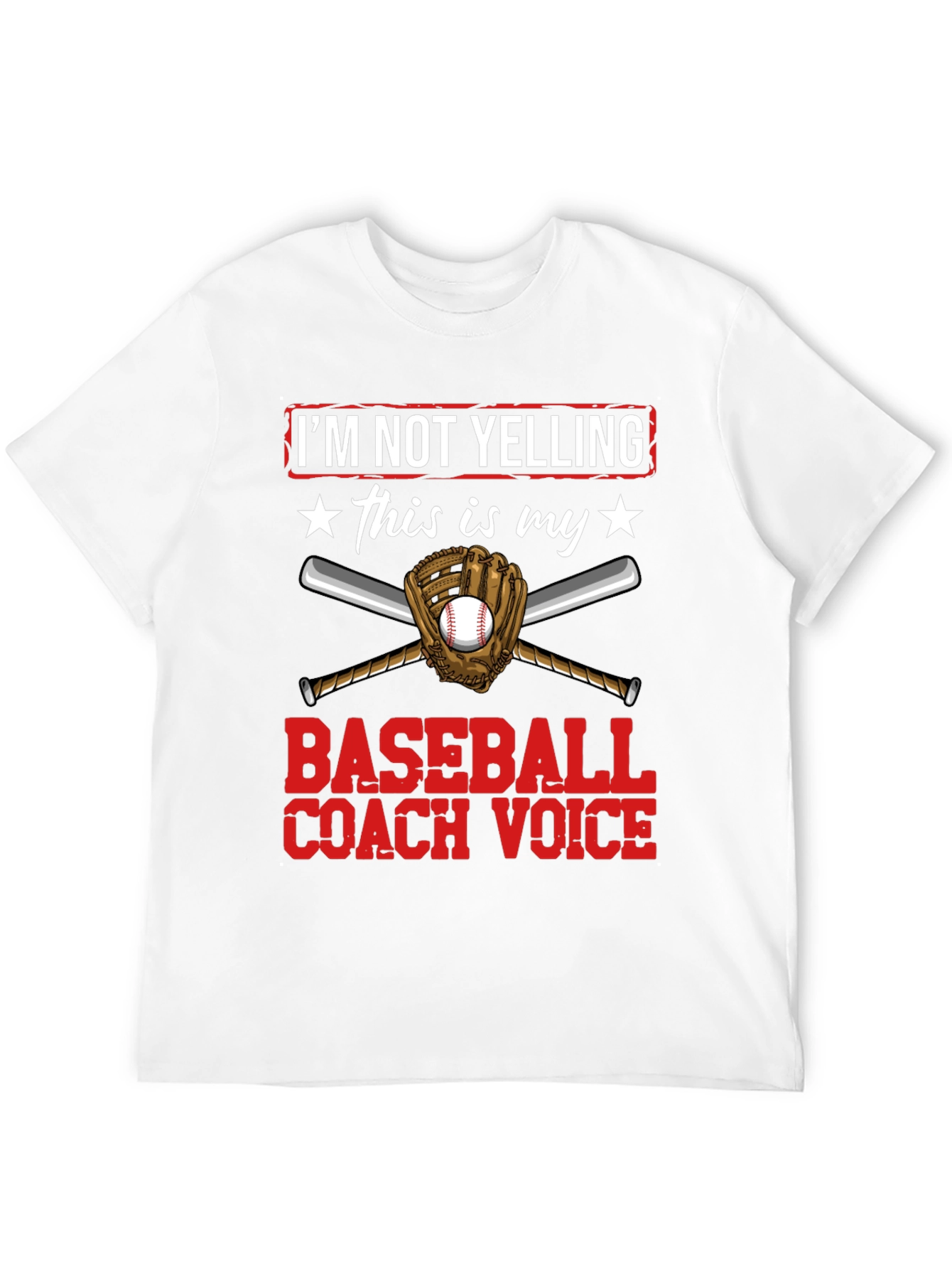 Camiseta Voz de Entrenador de Béisbol