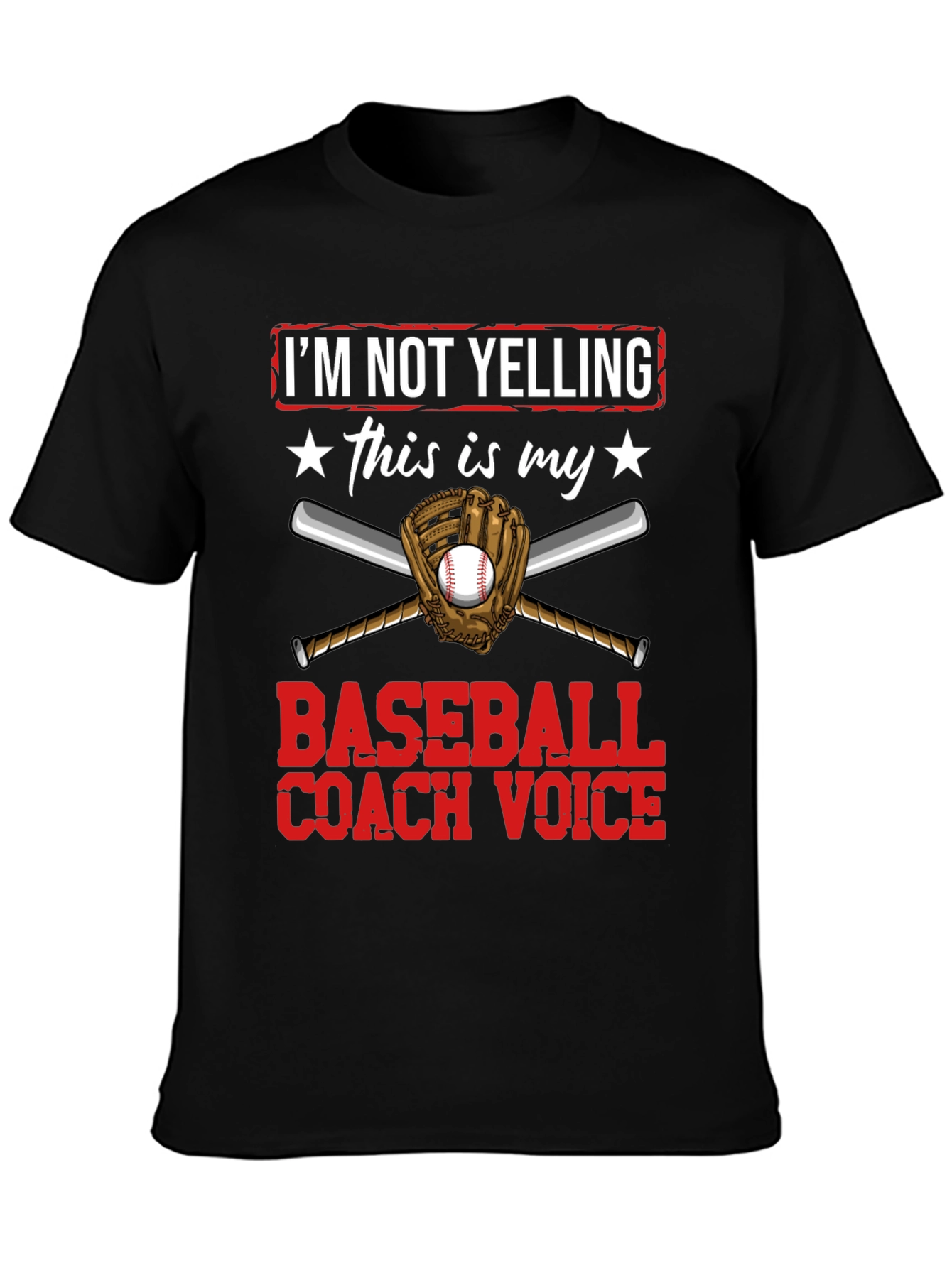 Camiseta Voz de Entrenador de Béisbol
