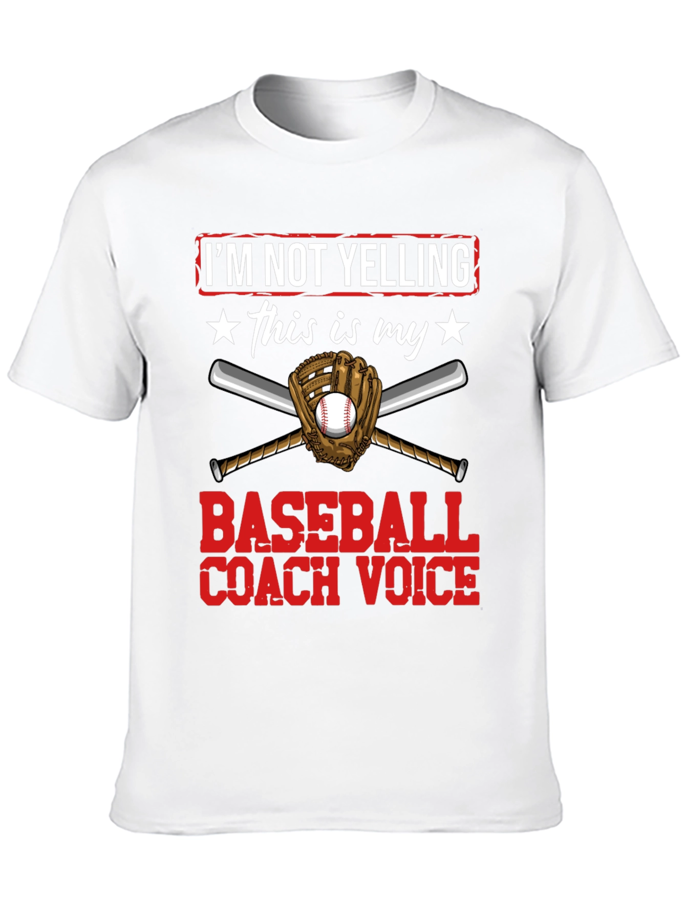Camiseta Voz de Entrenador de Béisbol