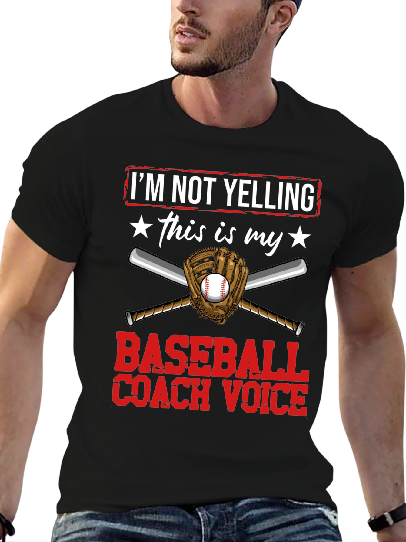 Camiseta Voz de Entrenador de Béisbol