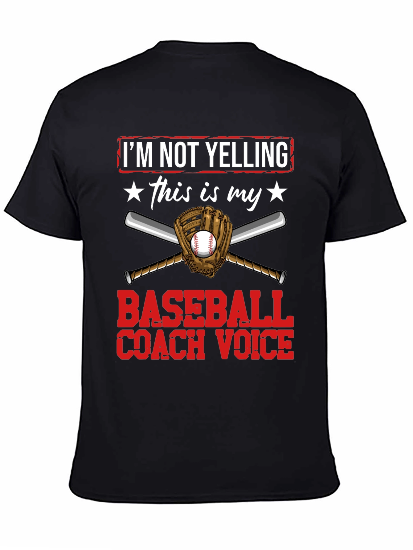 Camiseta Voz de Entrenador de Béisbol
