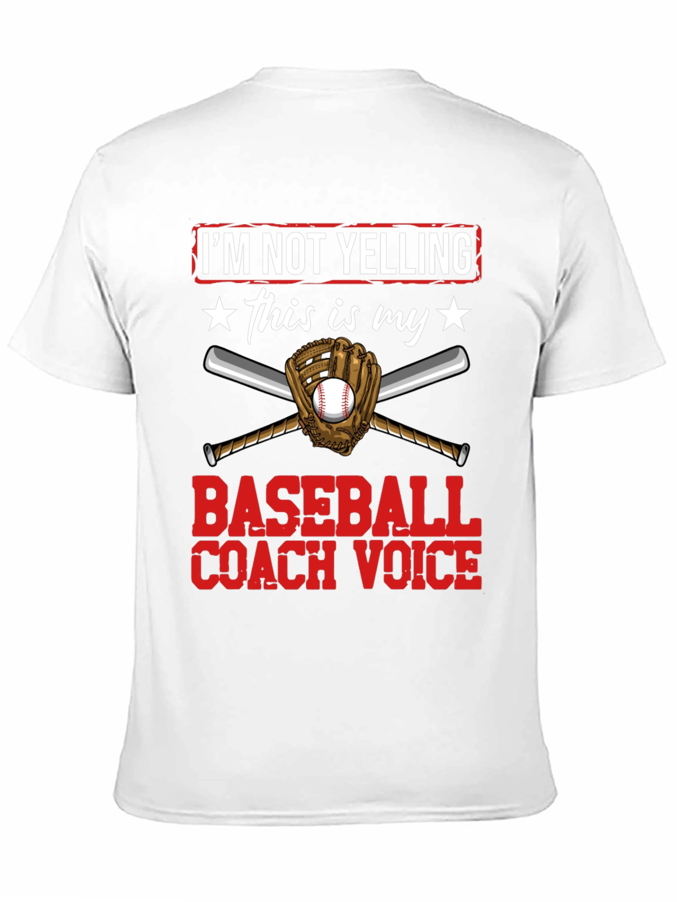 Camiseta Voz de Entrenador de Béisbol