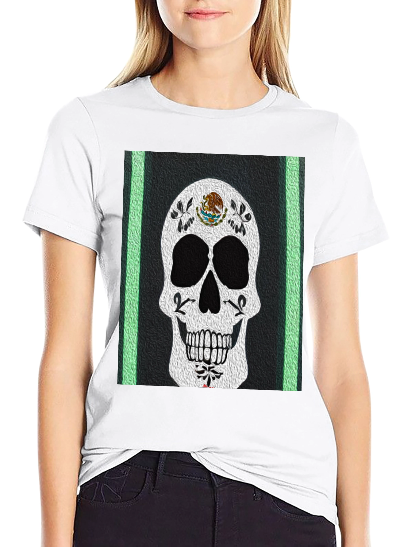 Playera Calavera Mexicana - Estilo y Tradición!