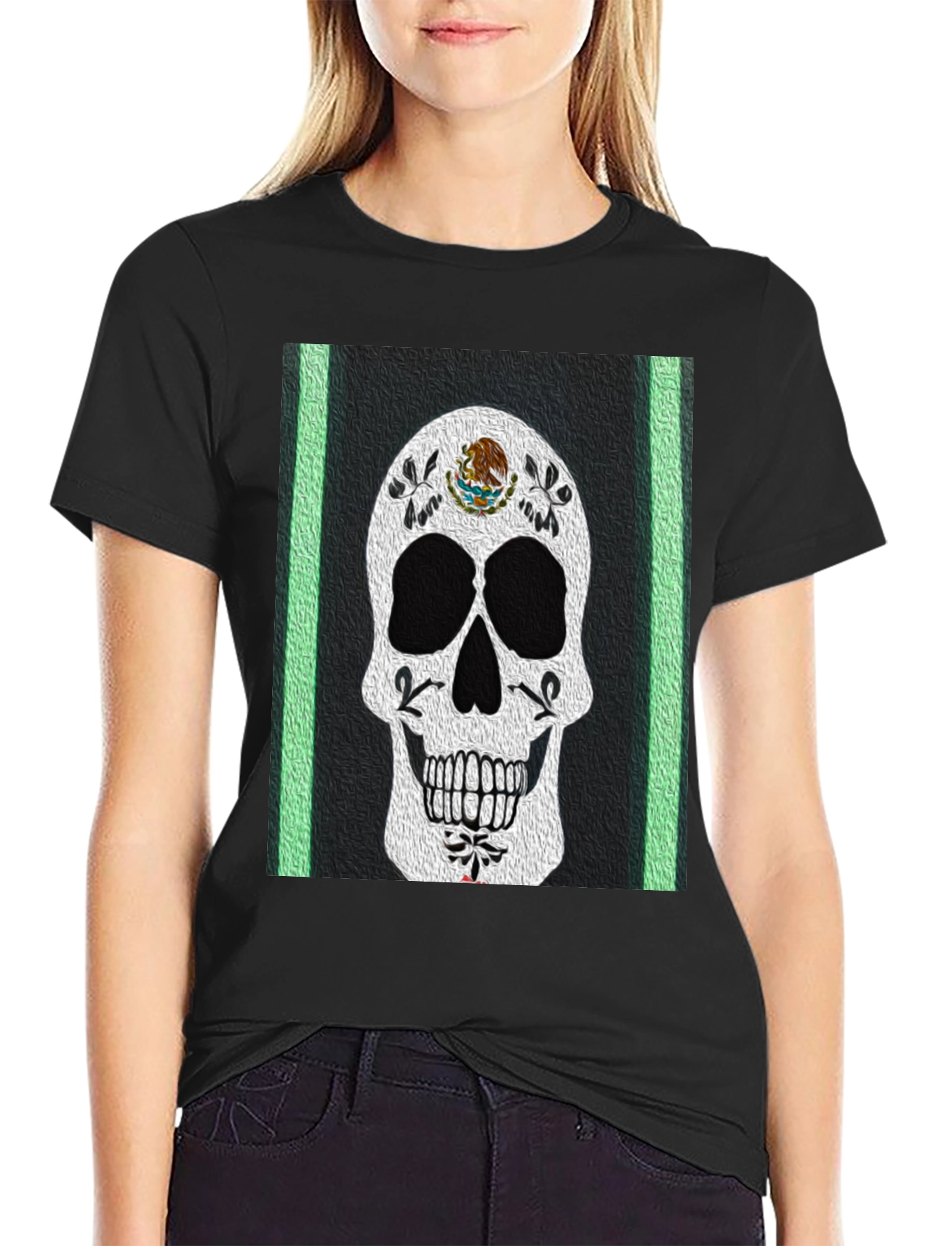 Playera Calavera Mexicana - Estilo y Tradición!