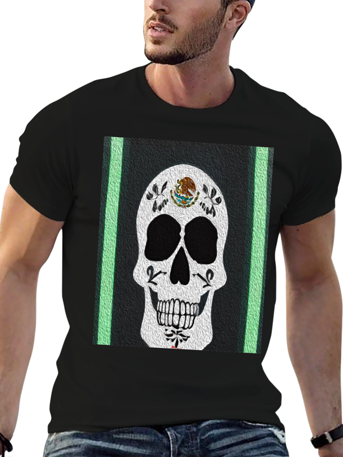 Playera Calavera Mexicana - Estilo y Tradición!