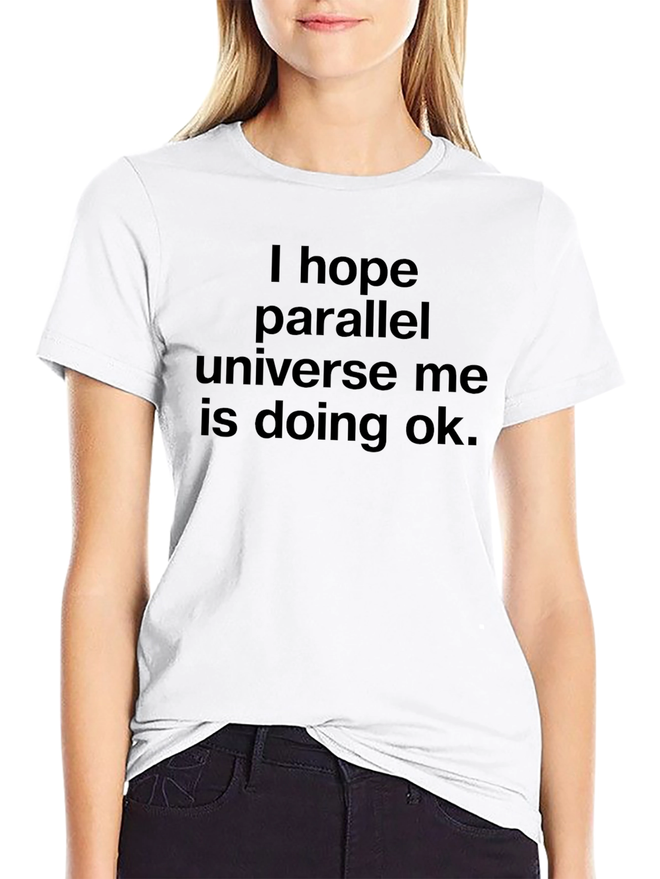 Camiseta Negra: Universo Paralelo