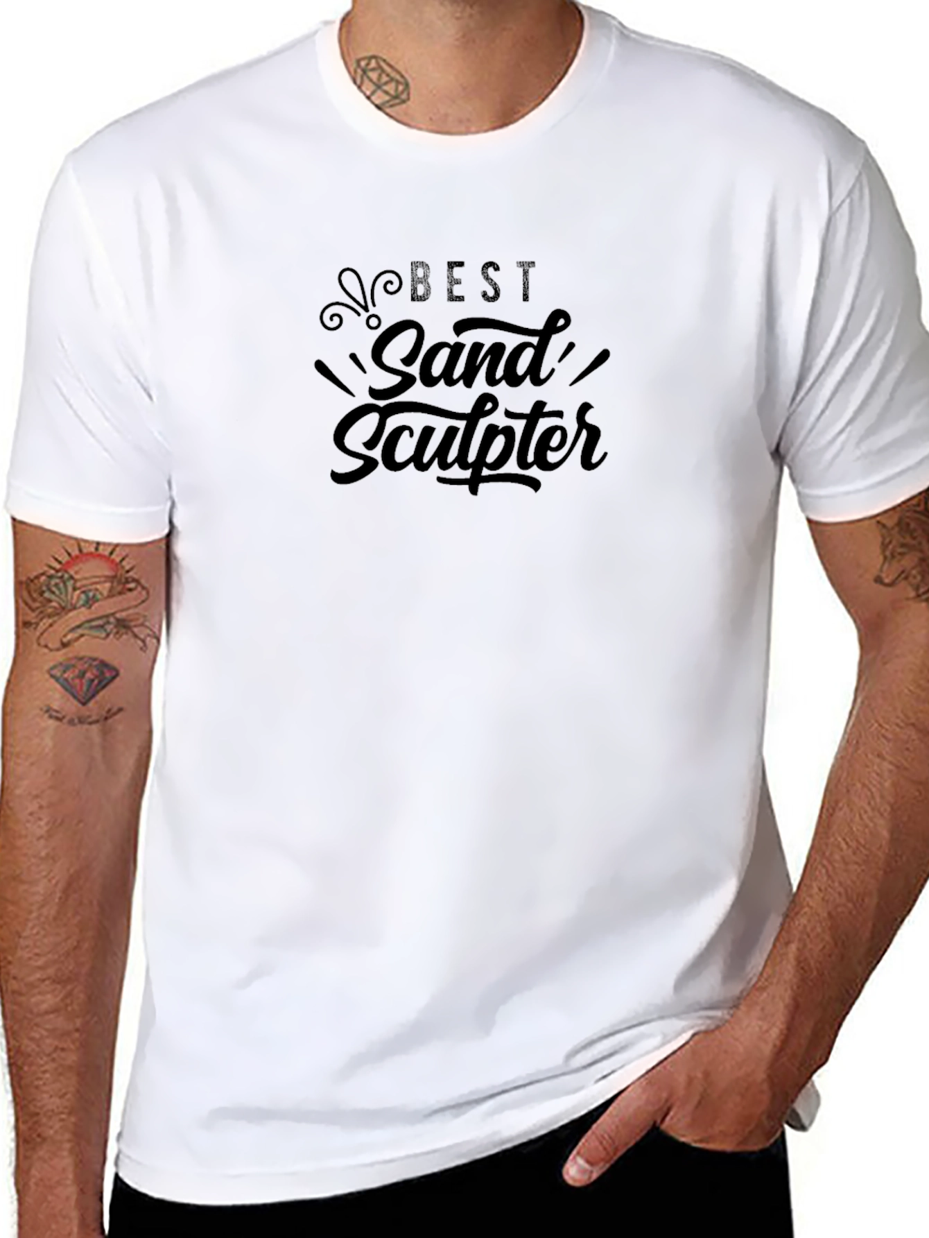 Camiseta Negra Best Sand Sculpter Hombre