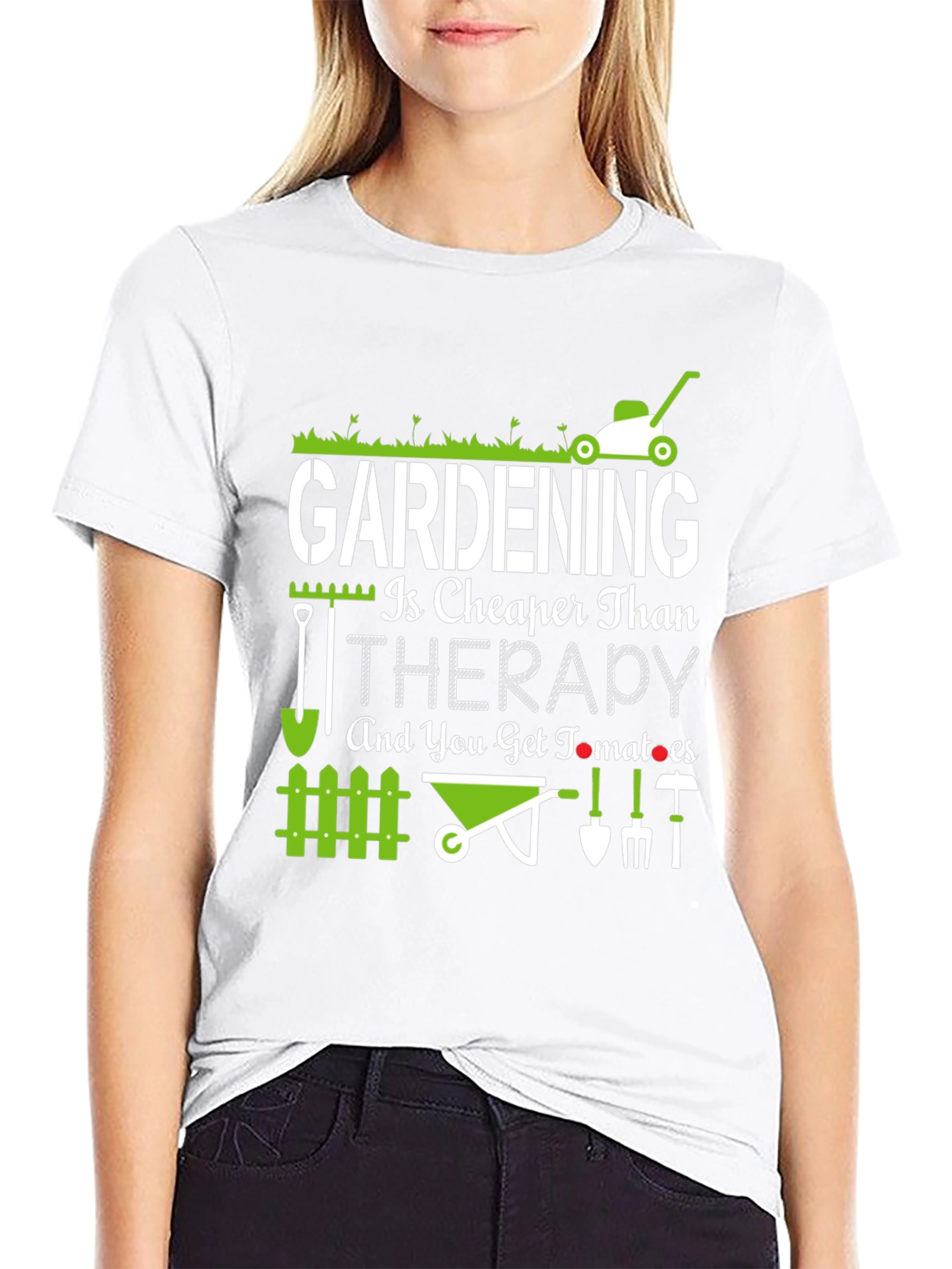 Camiseta La Jardinería es Más Barata que la Terapia