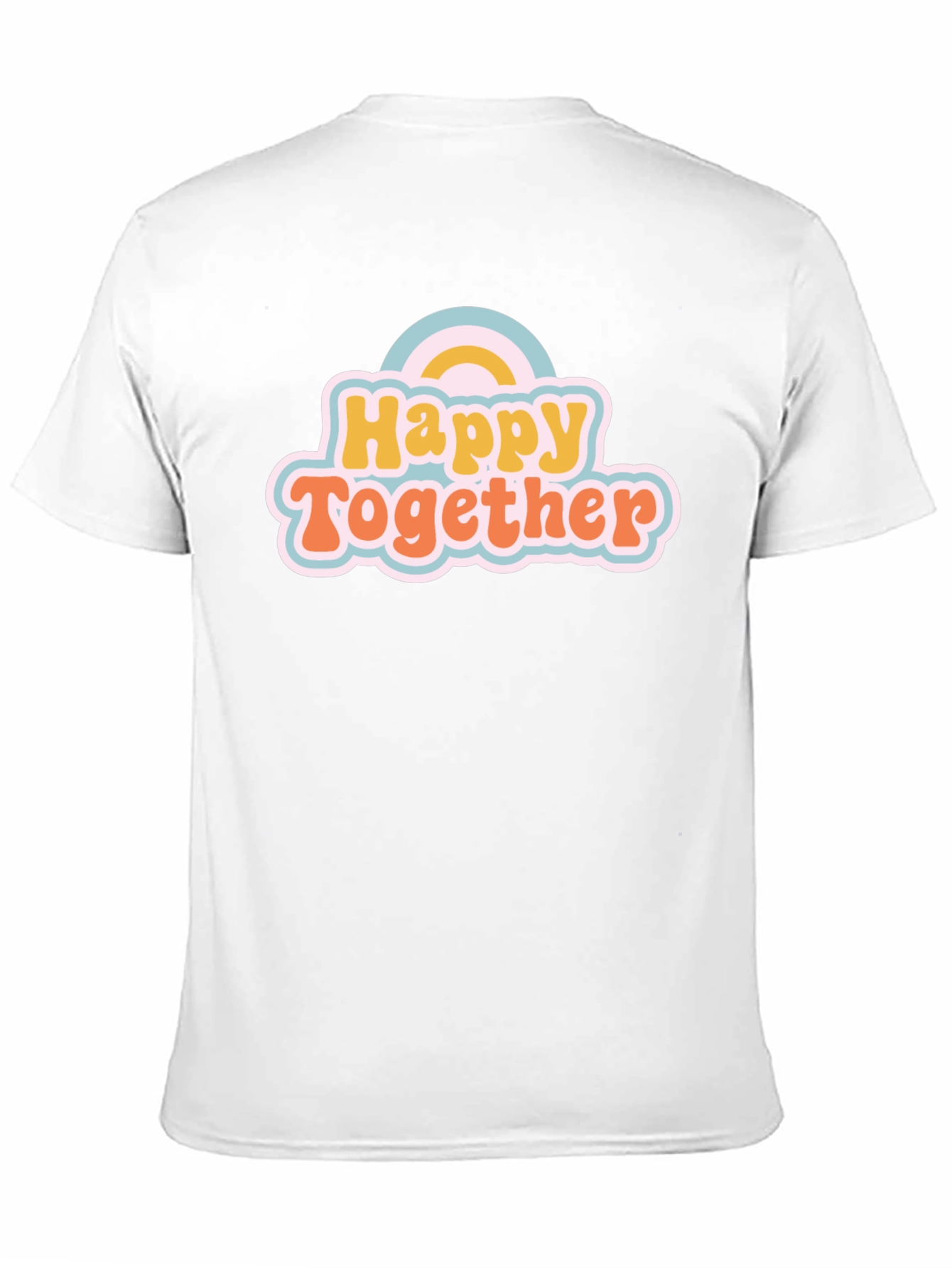 Camiseta Negra Happy Together Retro