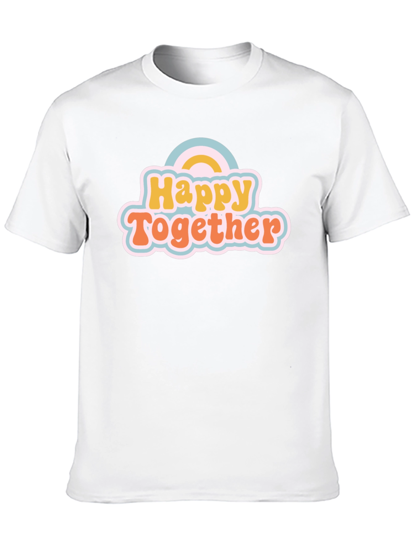 Camiseta Negra Happy Together Retro