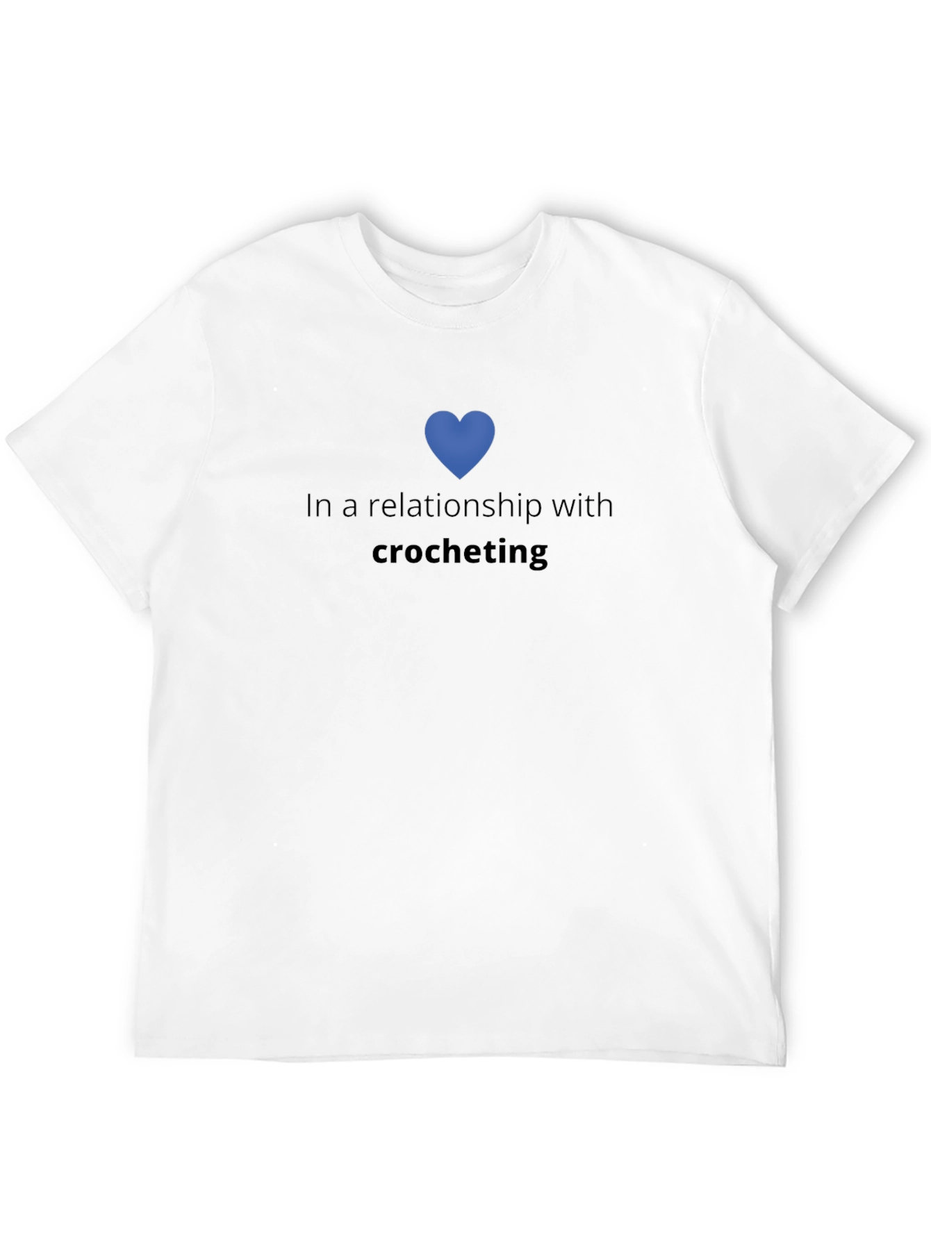 Camiseta Negra Amor al Crochet