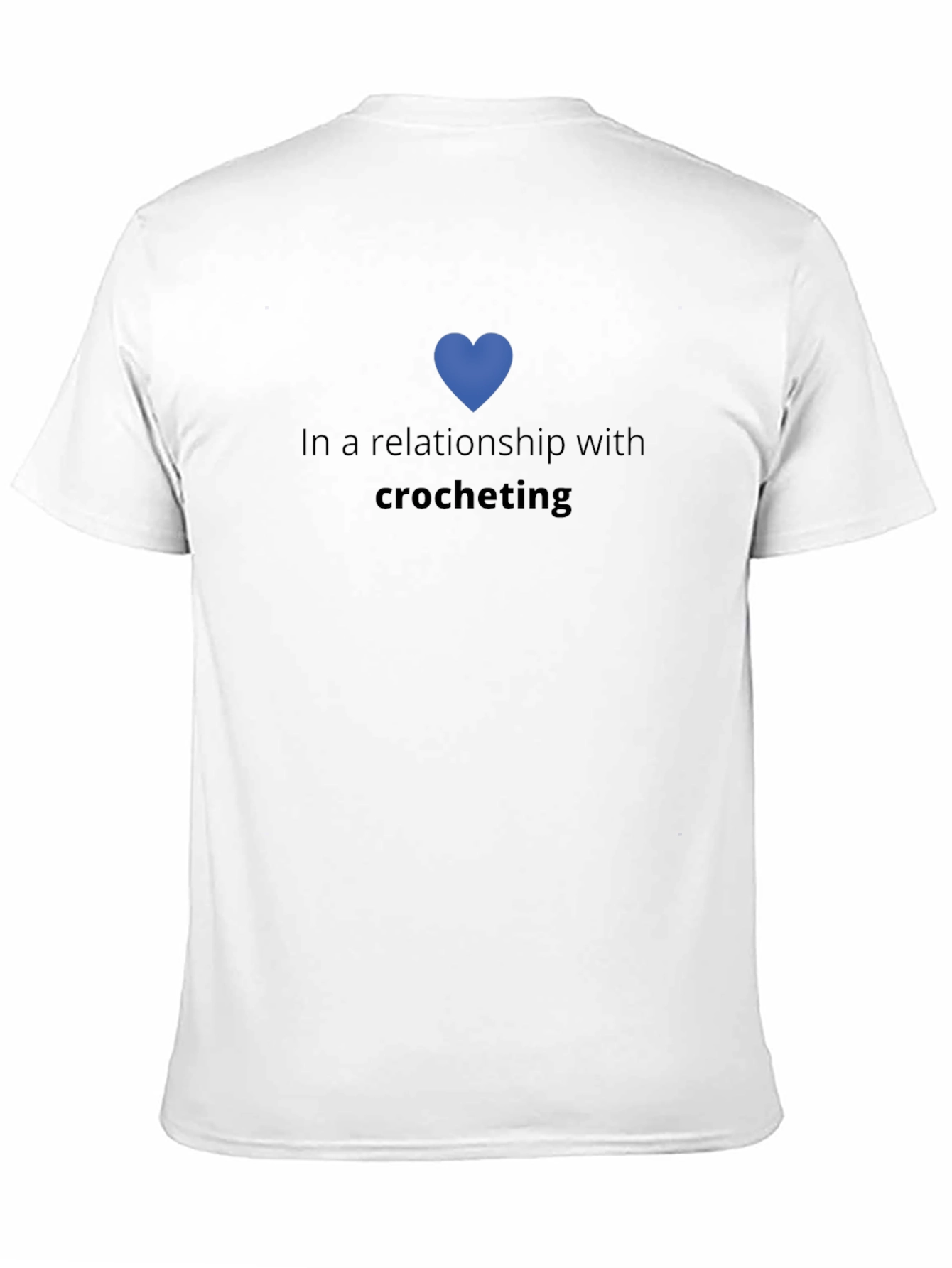 Camiseta Negra Amor al Crochet