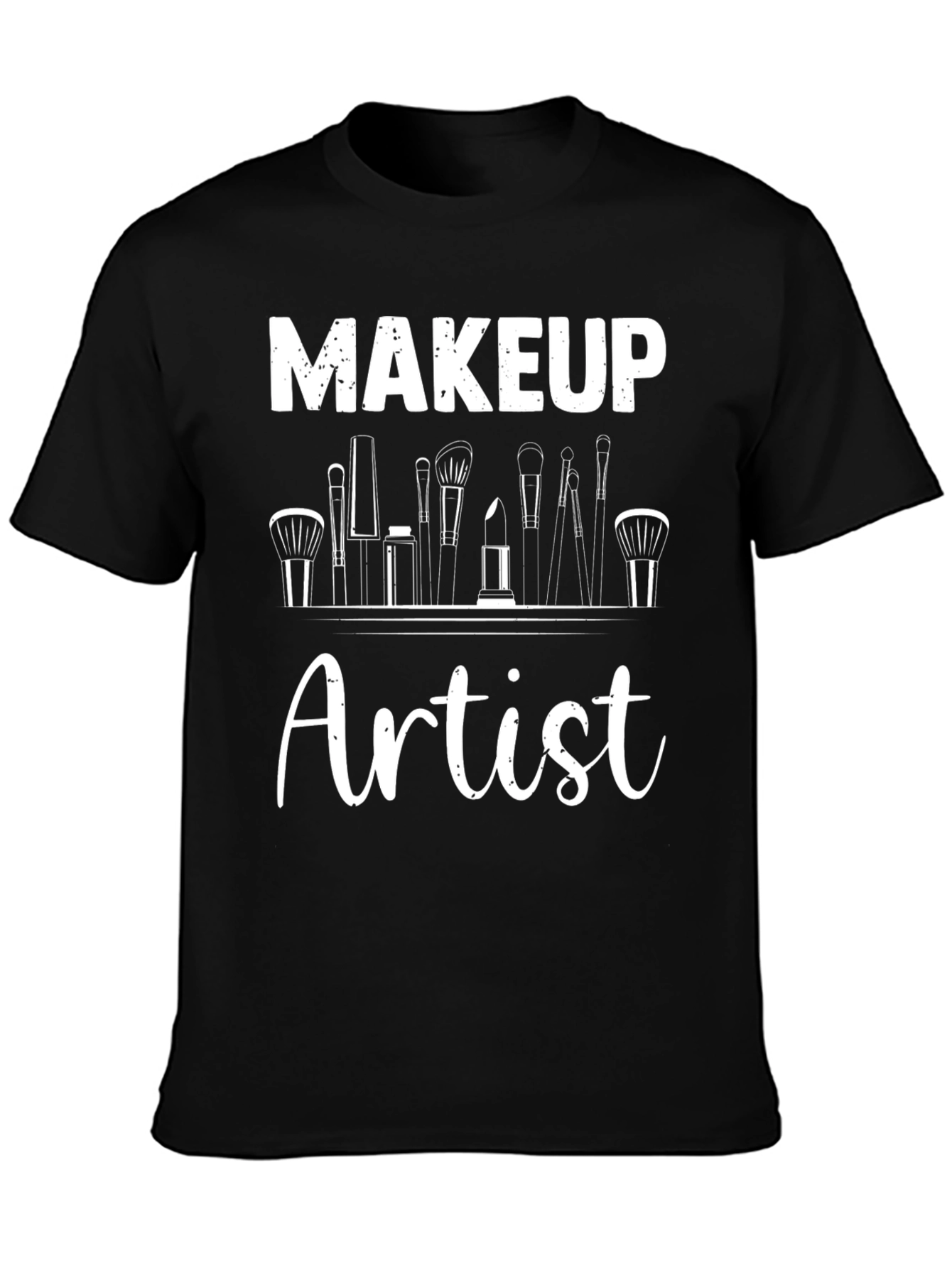 Camiseta Negra Maquilladora Artista