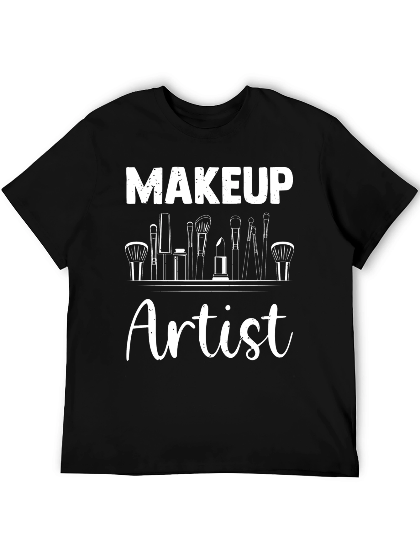 Camiseta Negra Maquilladora Artista