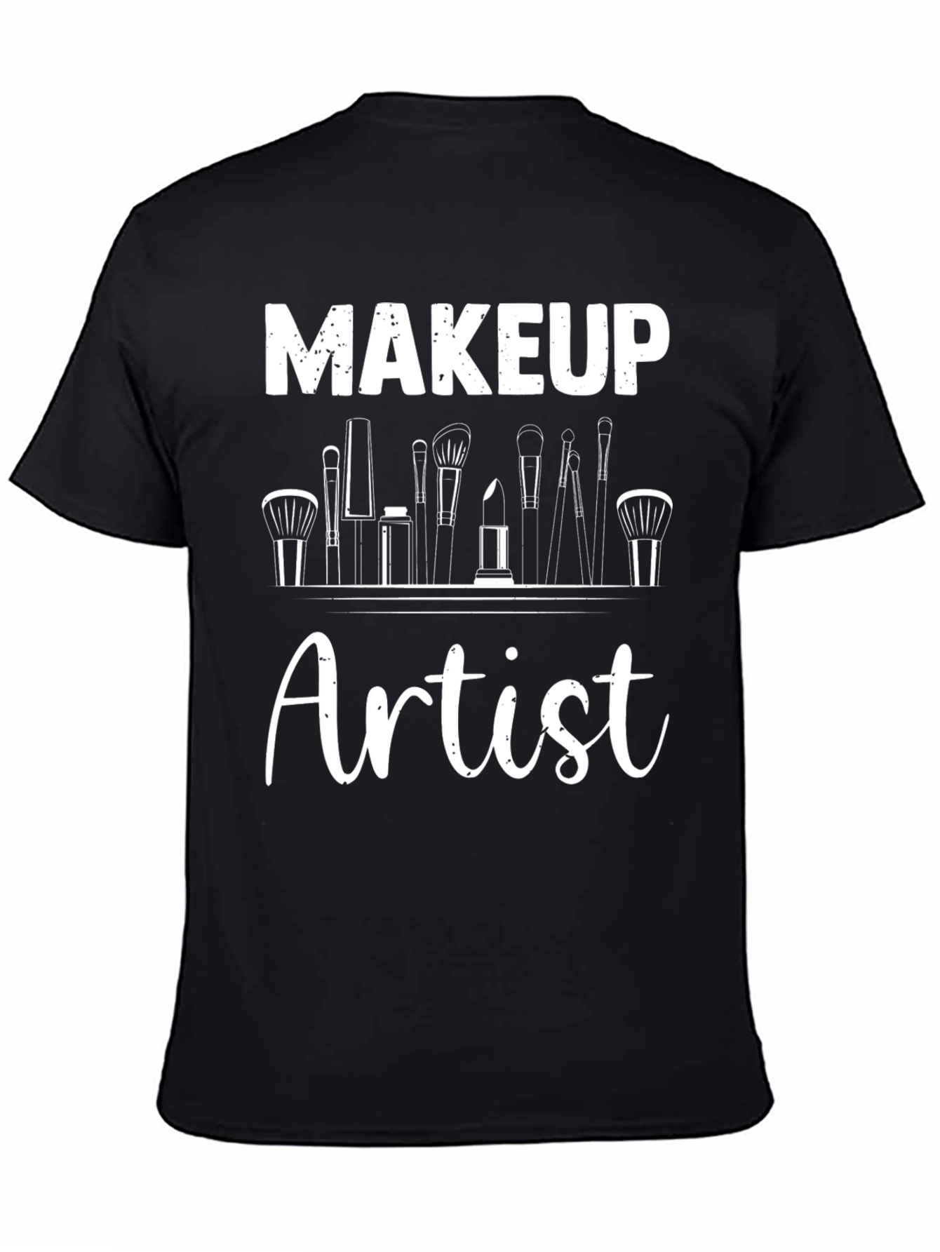 Camiseta Negra Maquilladora Artista