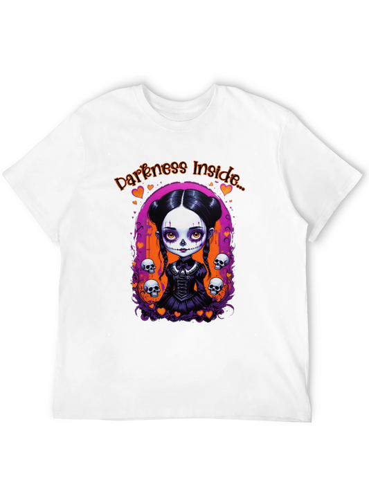 Camiseta Negra: Miércoles Addams - Oscuridad Interior