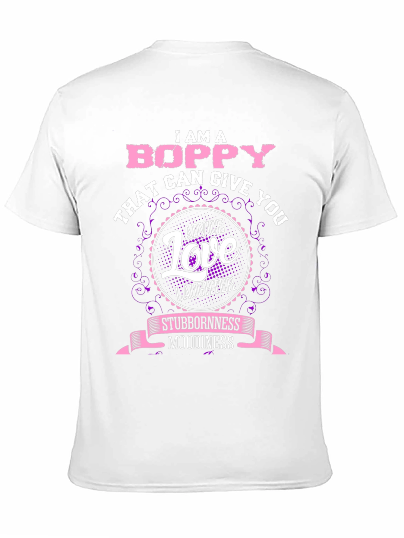 Camiseta Negra Boppy: Consejos Amor y Risas