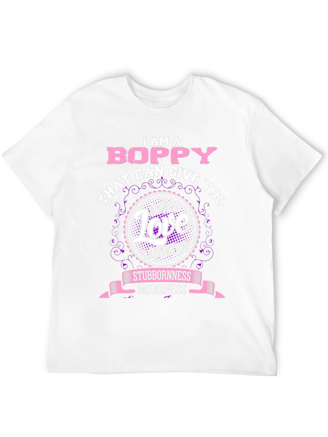 Camiseta Negra Boppy: Consejos Amor y Risas