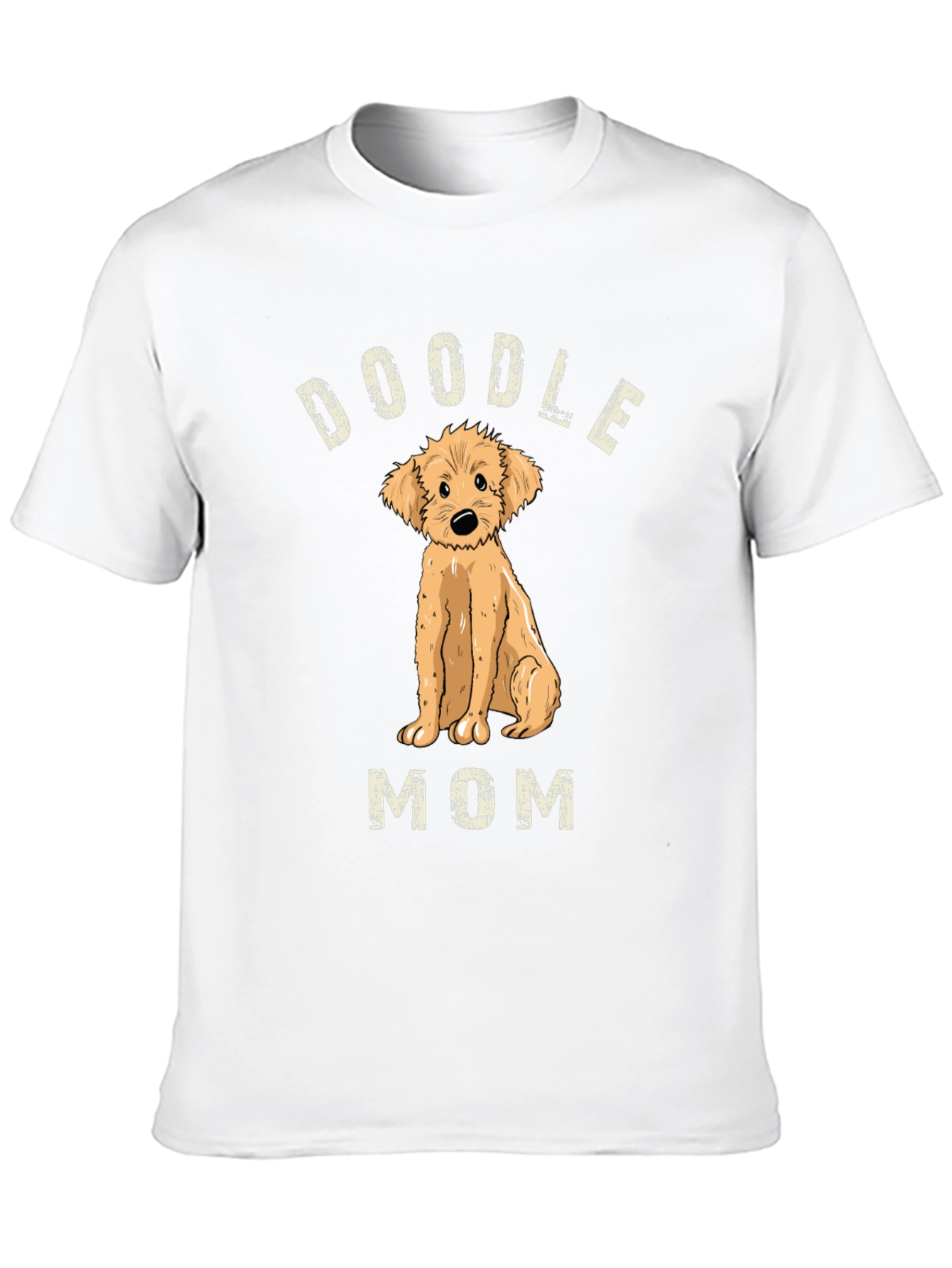 Camiseta Doodle Mom Negra Unisex