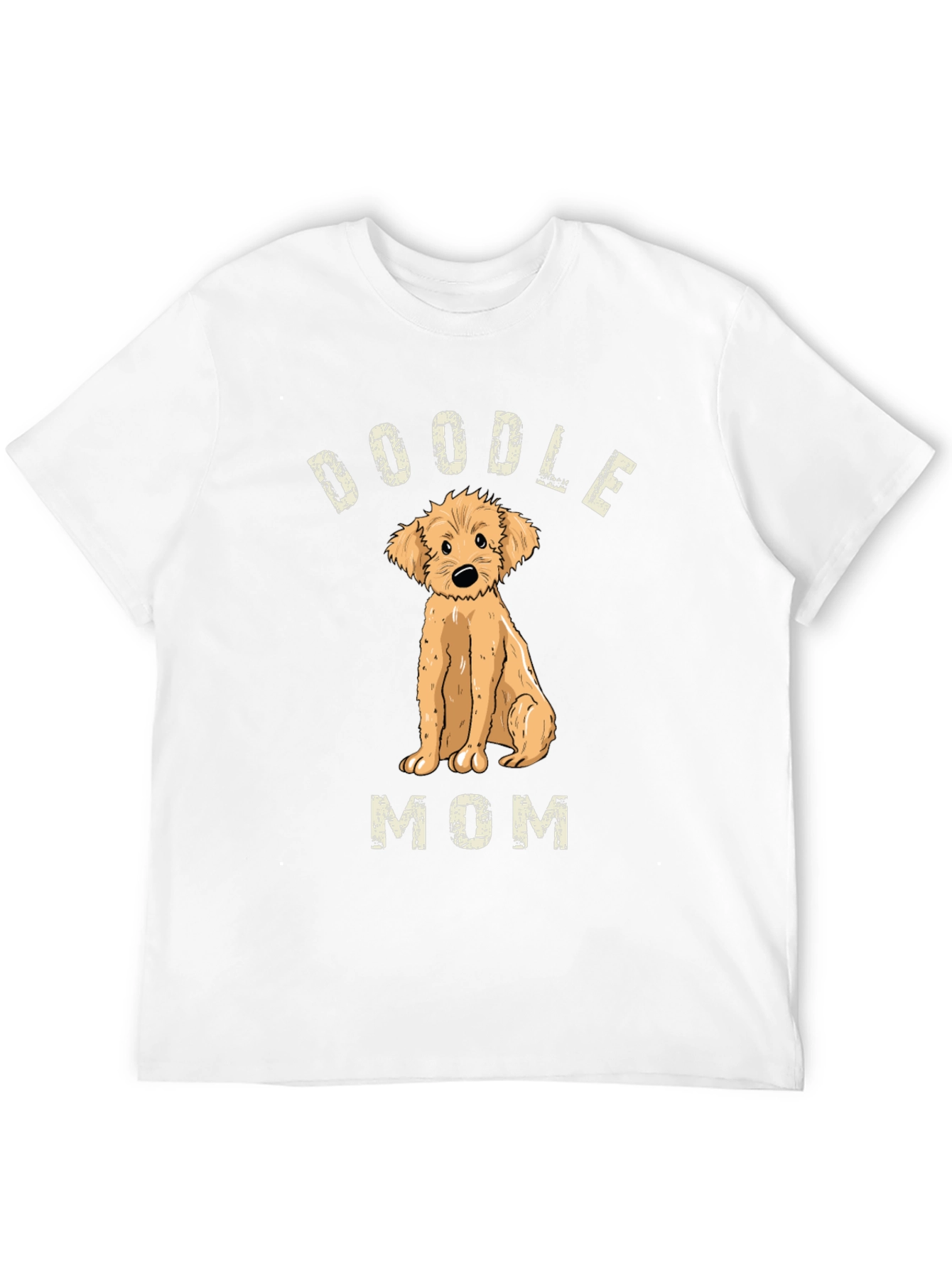 Camiseta Doodle Mom Negra Unisex