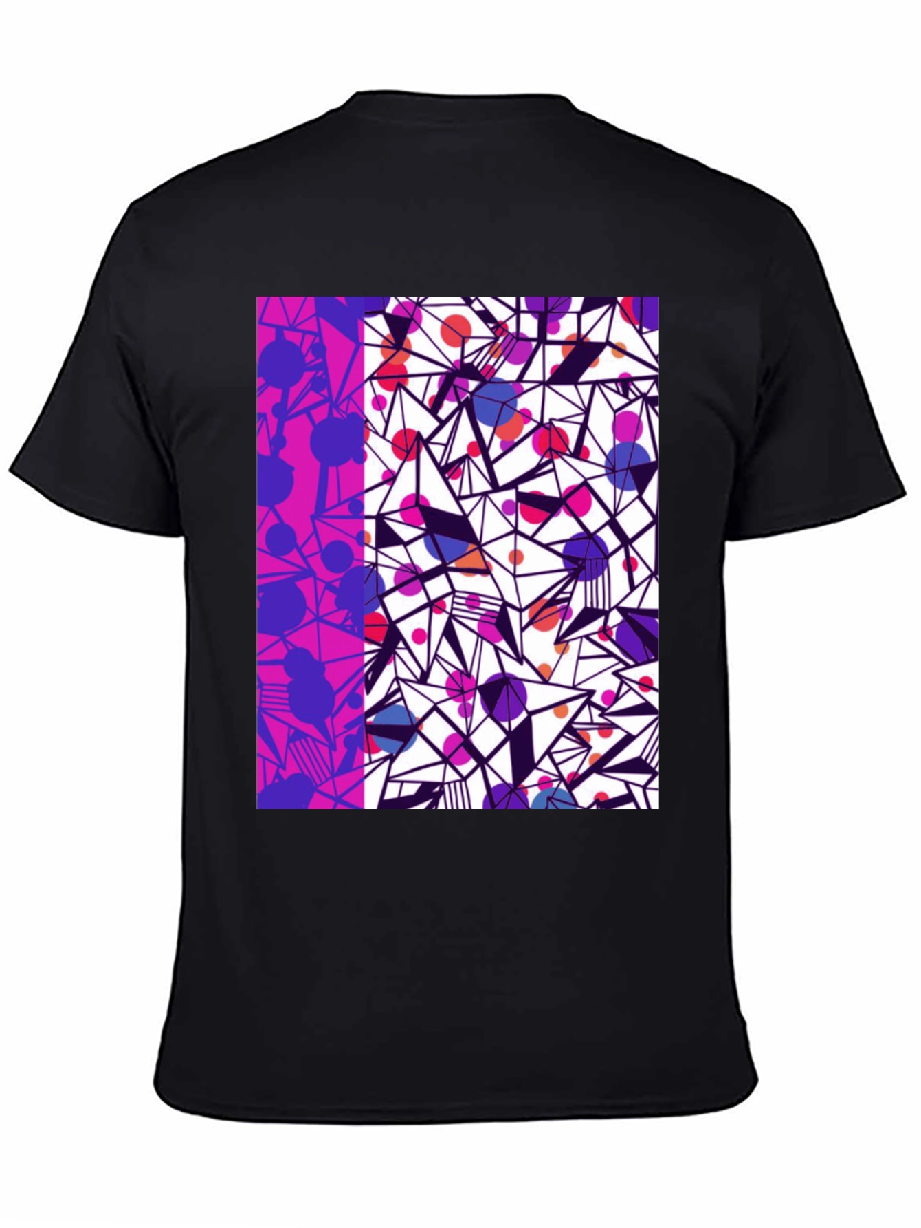 Camiseta Hombre Diseño Geométrico Moderno