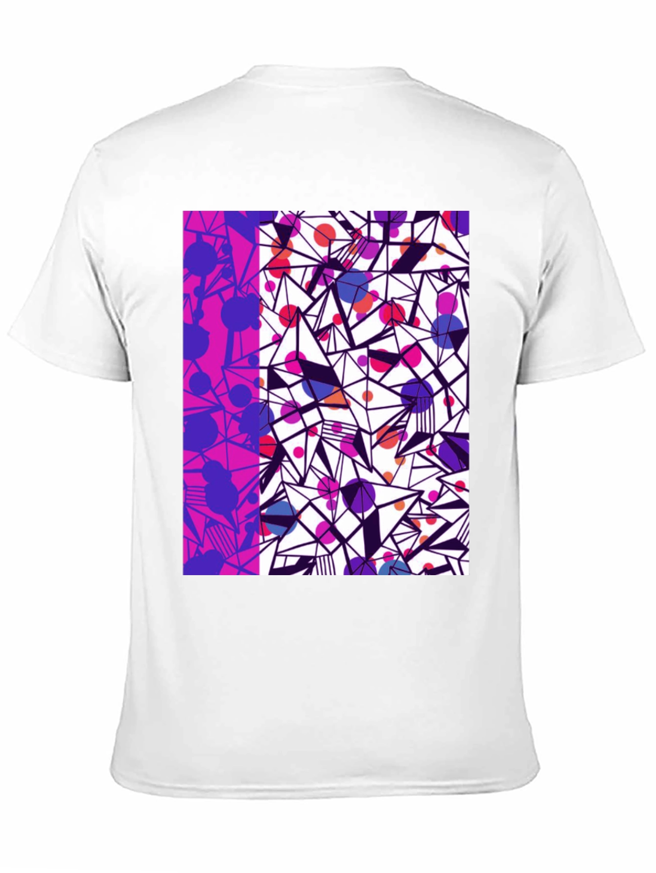 Camiseta Hombre Diseño Geométrico Moderno