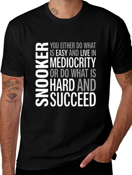 Camiseta Negra Snooker: Elige el Éxito