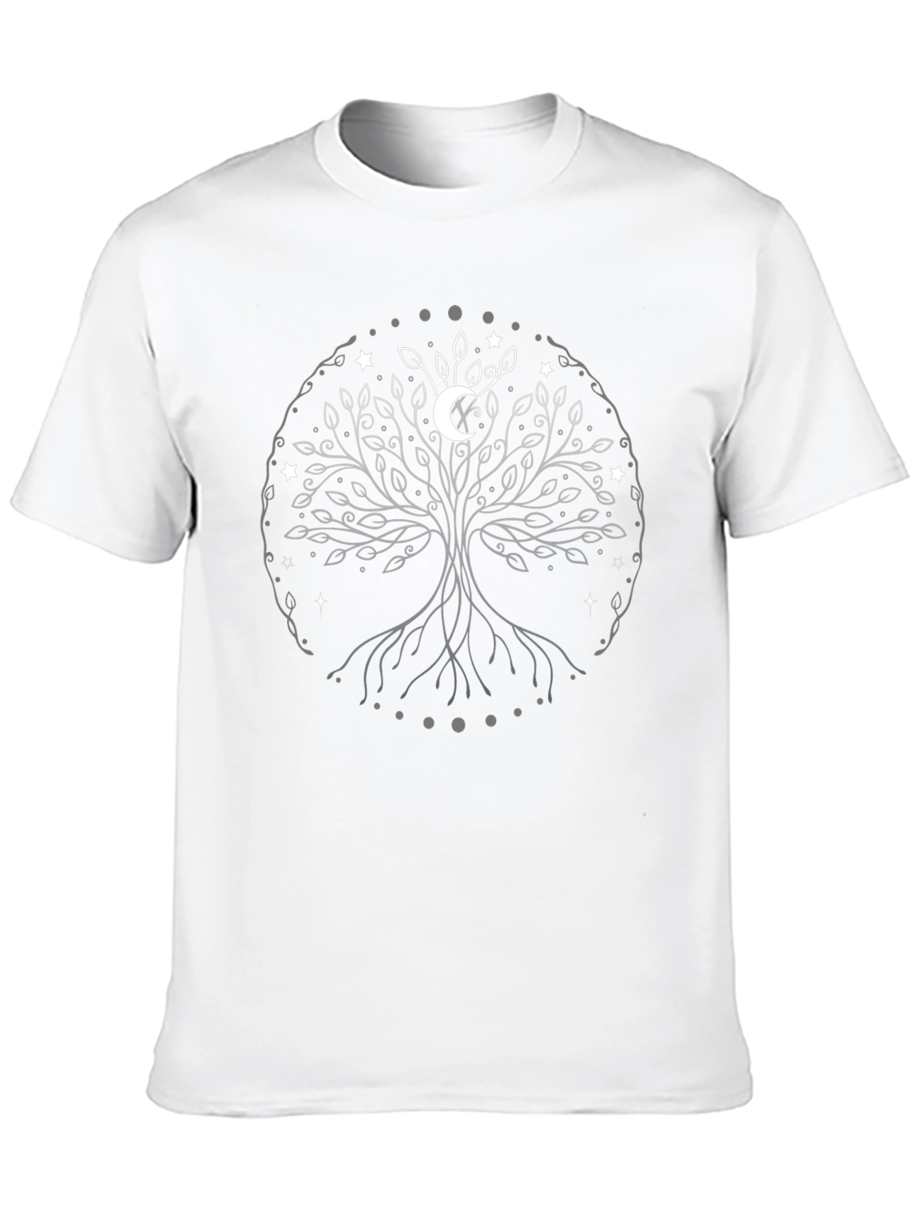 Camiseta Negra Árbol de la Vida Mística
