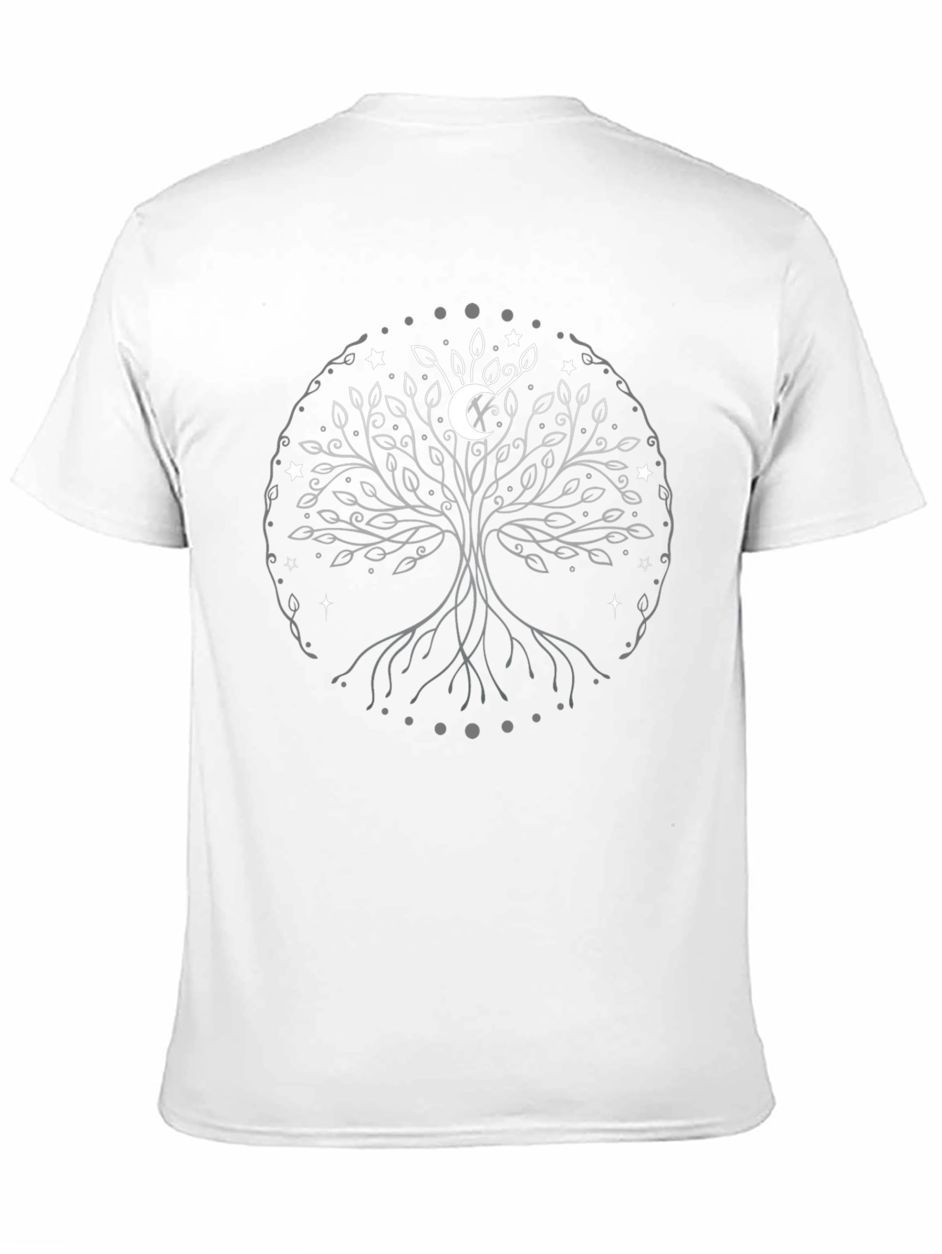 Camiseta Negra Árbol de la Vida Mística