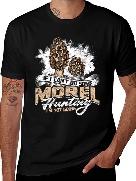Camiseta Negra Cazador de Setas Morel