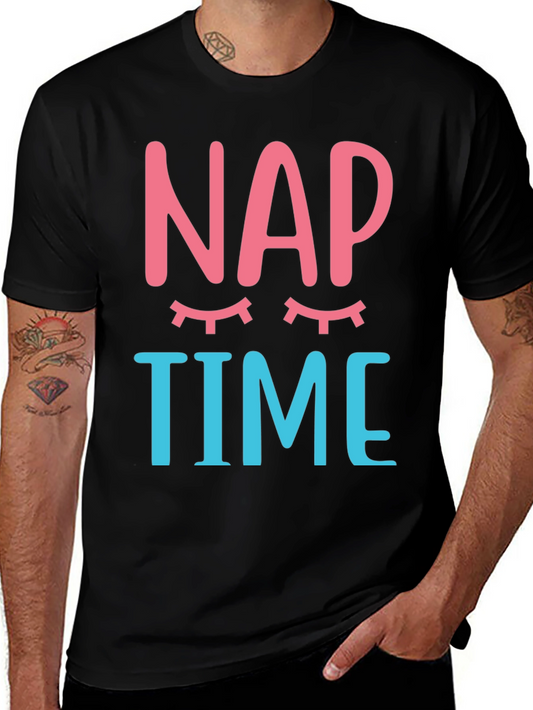 Camiseta Hombre Negra Nap Time